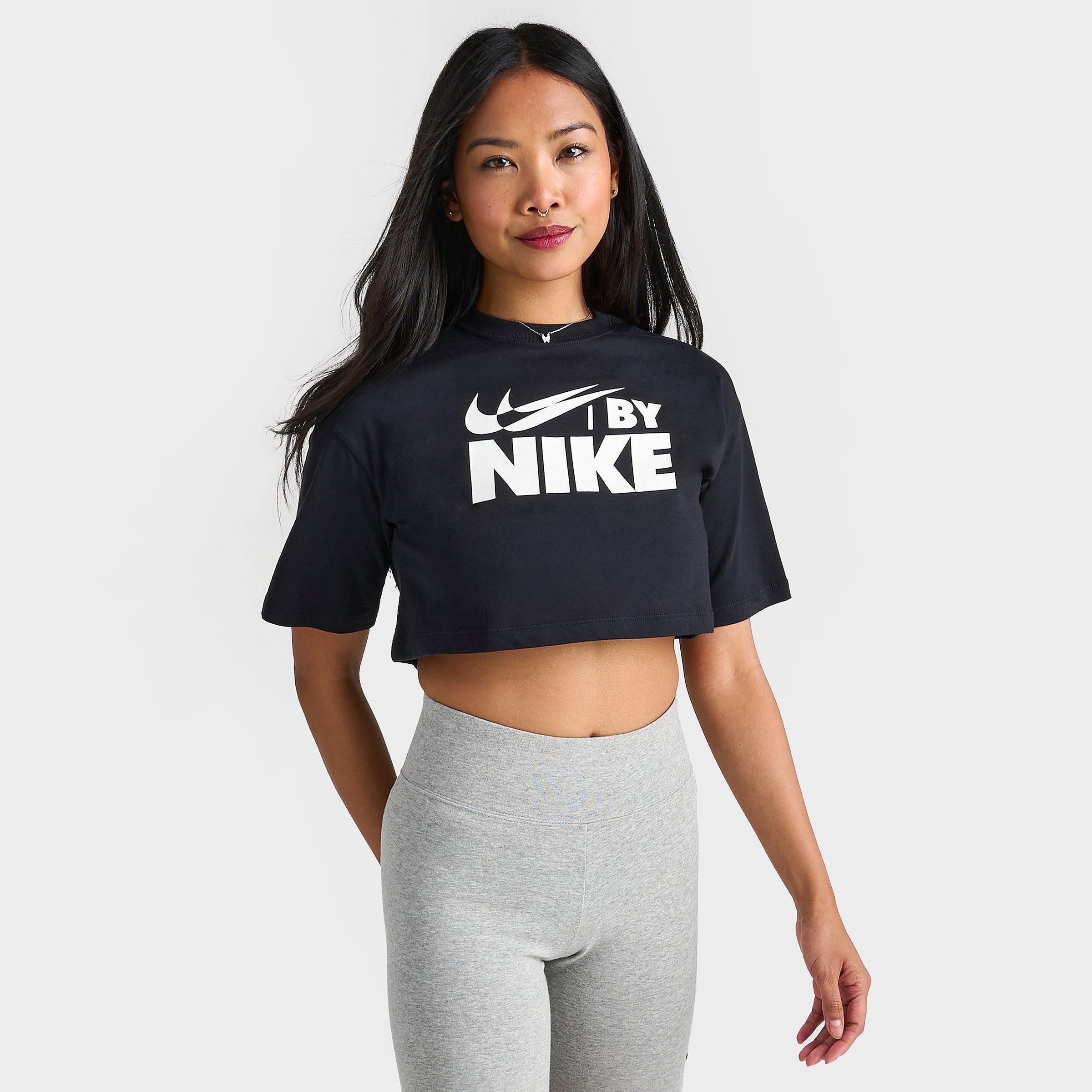 White Nike Swoosh Crop Top - JD Sports Global