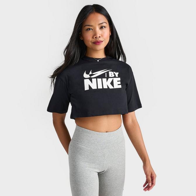 Women s Nike Swoosh Cropped T Shirt