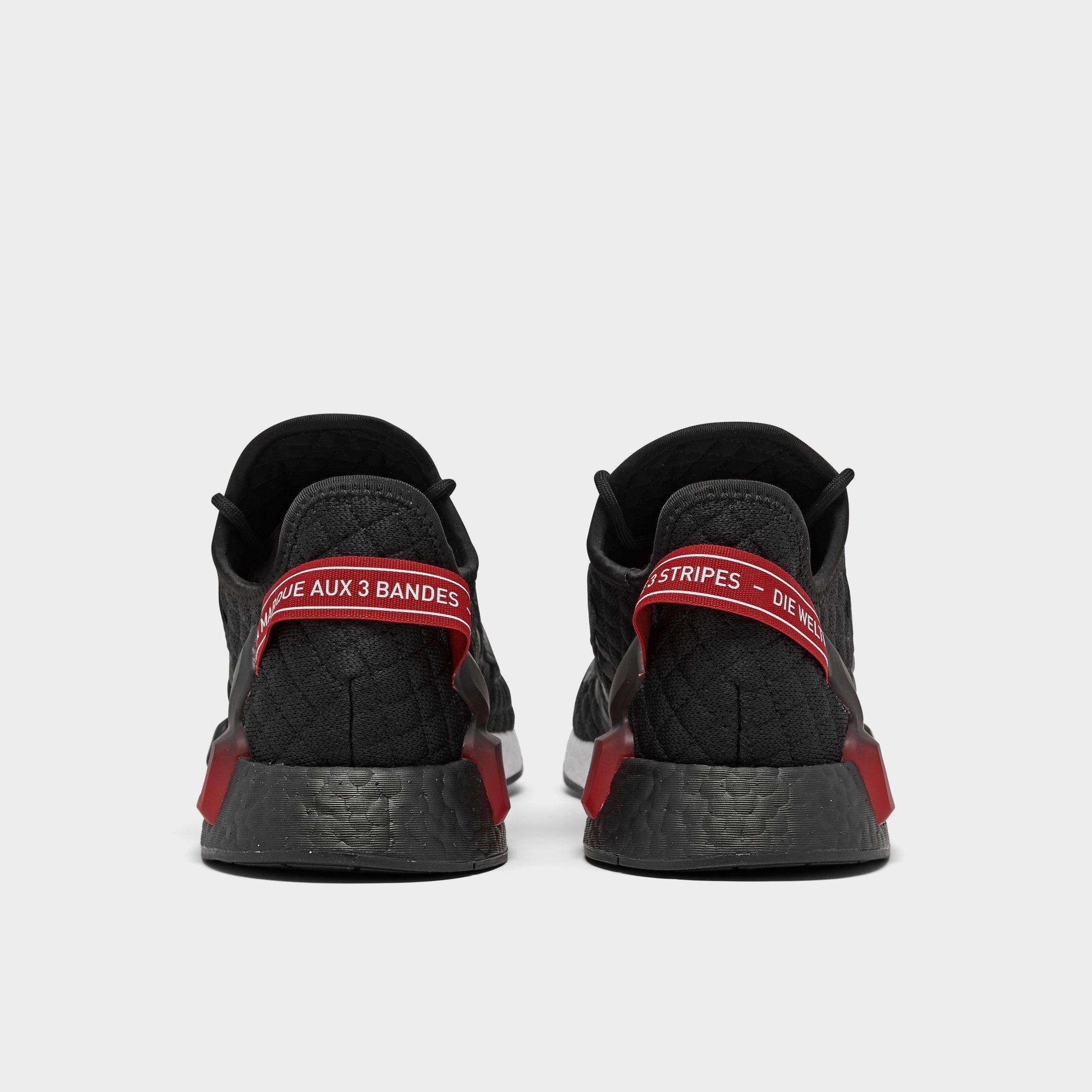 adidas nmd r1 black scarlet