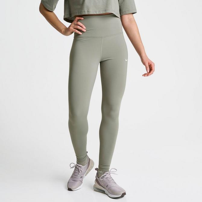 Nike pro leggings full length grey logo dri-fit Size medium high waisted  Cute