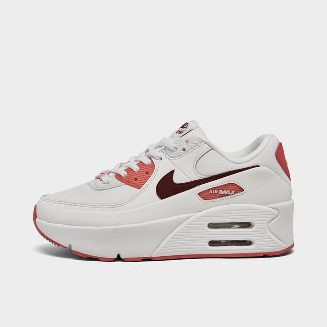 Womens nike air max clearance 90 red white orange