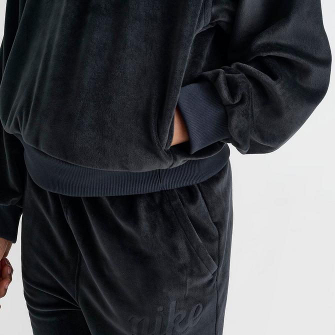 Nike Black Velour Hoodie Nike