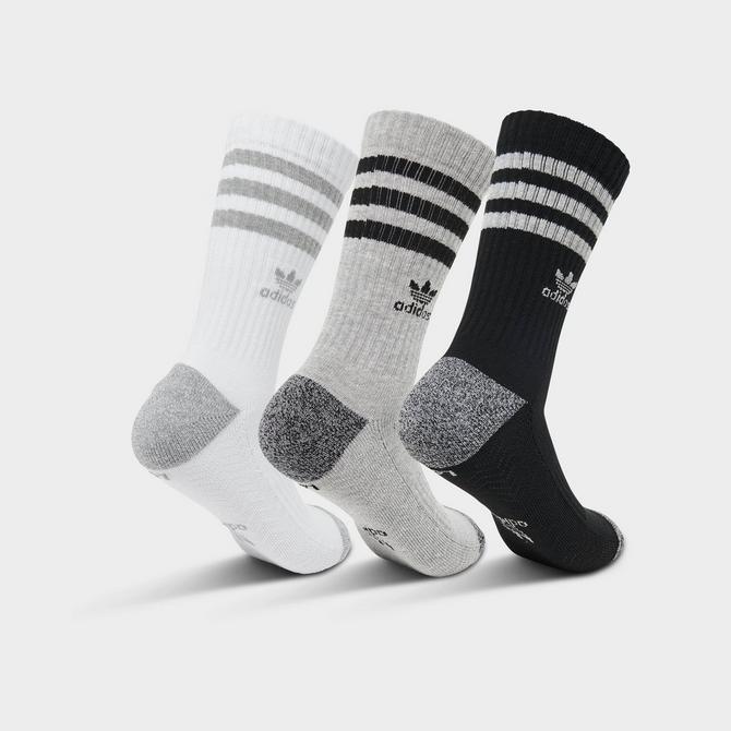 adidas Cushioned 3.0 Men's Quarter Ankle Socks - 3 Pack - Free Shipping