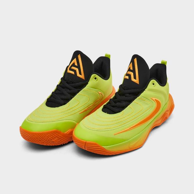 Bright yellow basketball shoes deals