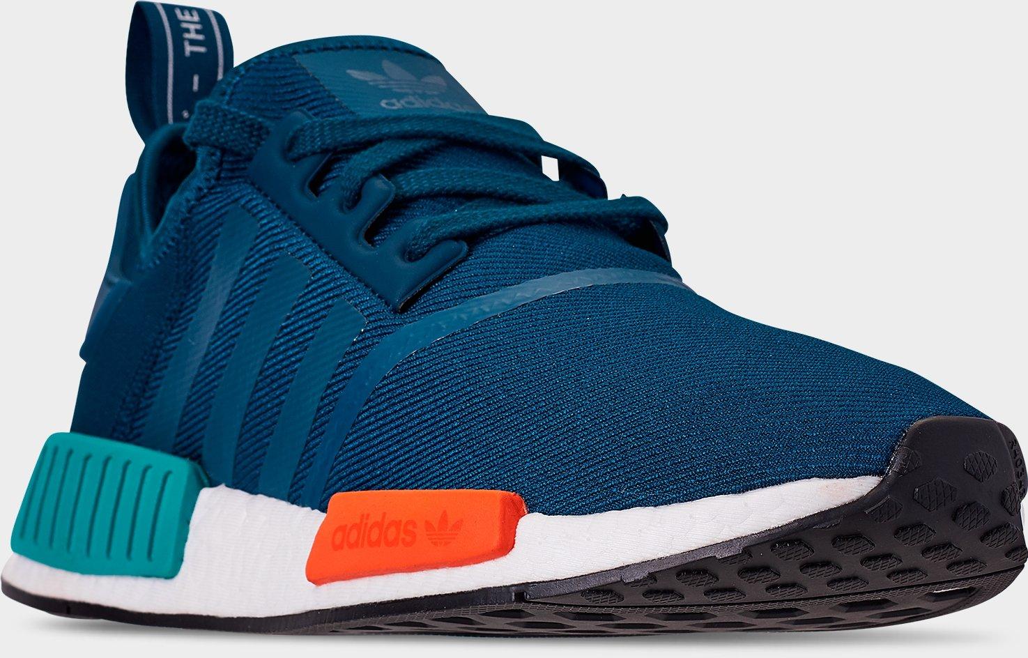 nmd r1 blue night energy orange