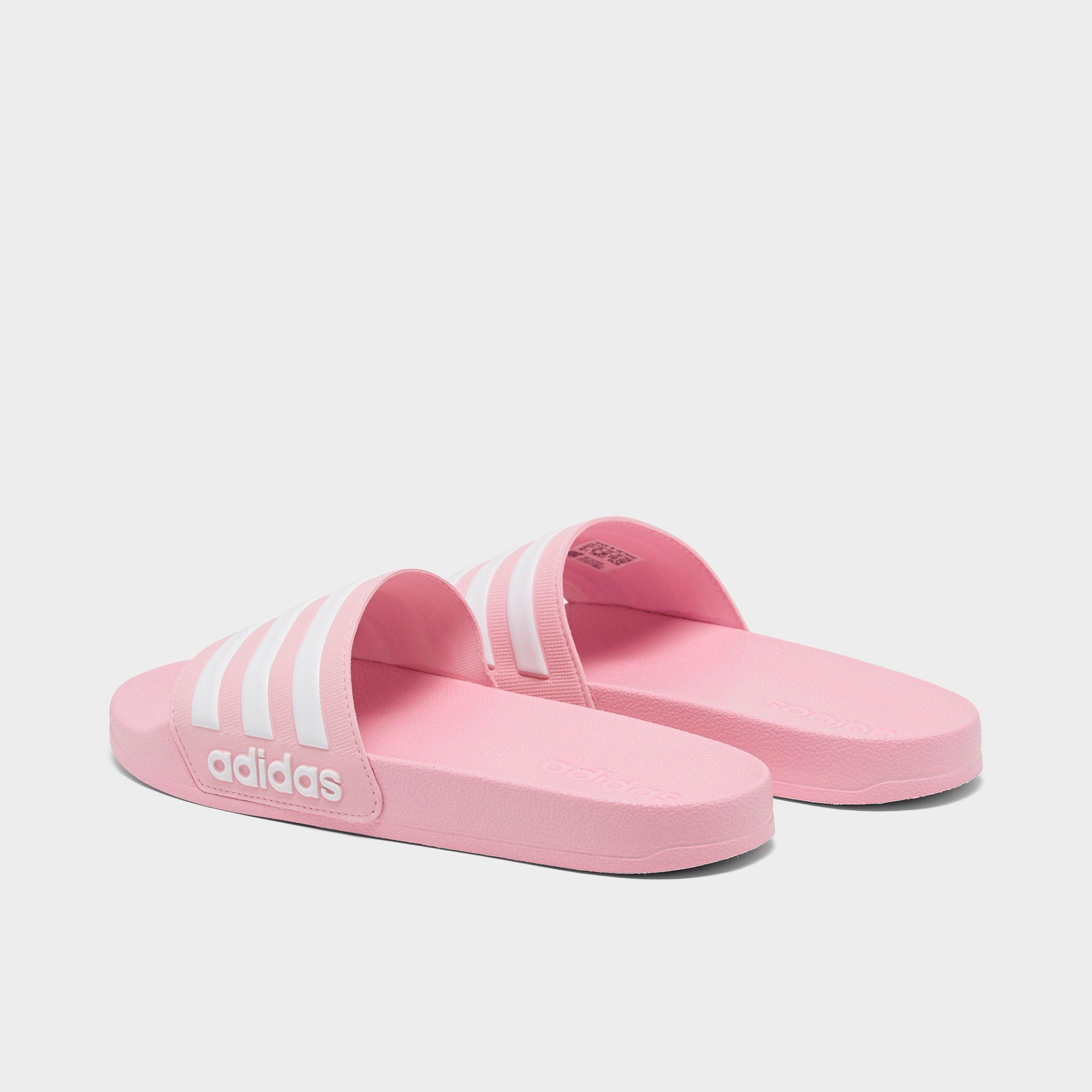 childrens adidas sliders pink
