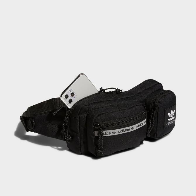 Adidas Originals Rectangle Crossbody Bag Black Adjustable Festival