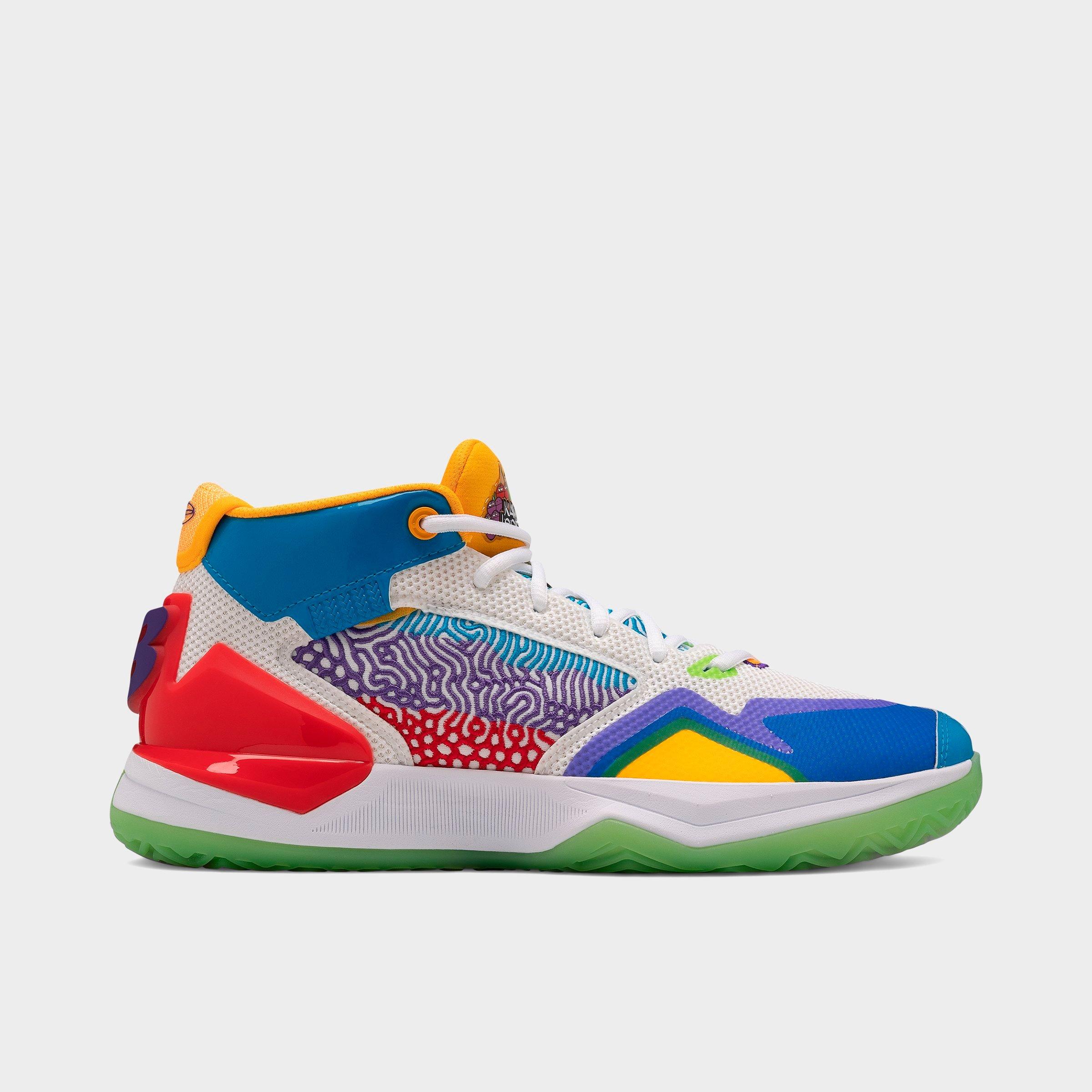 bright color basketball shoes