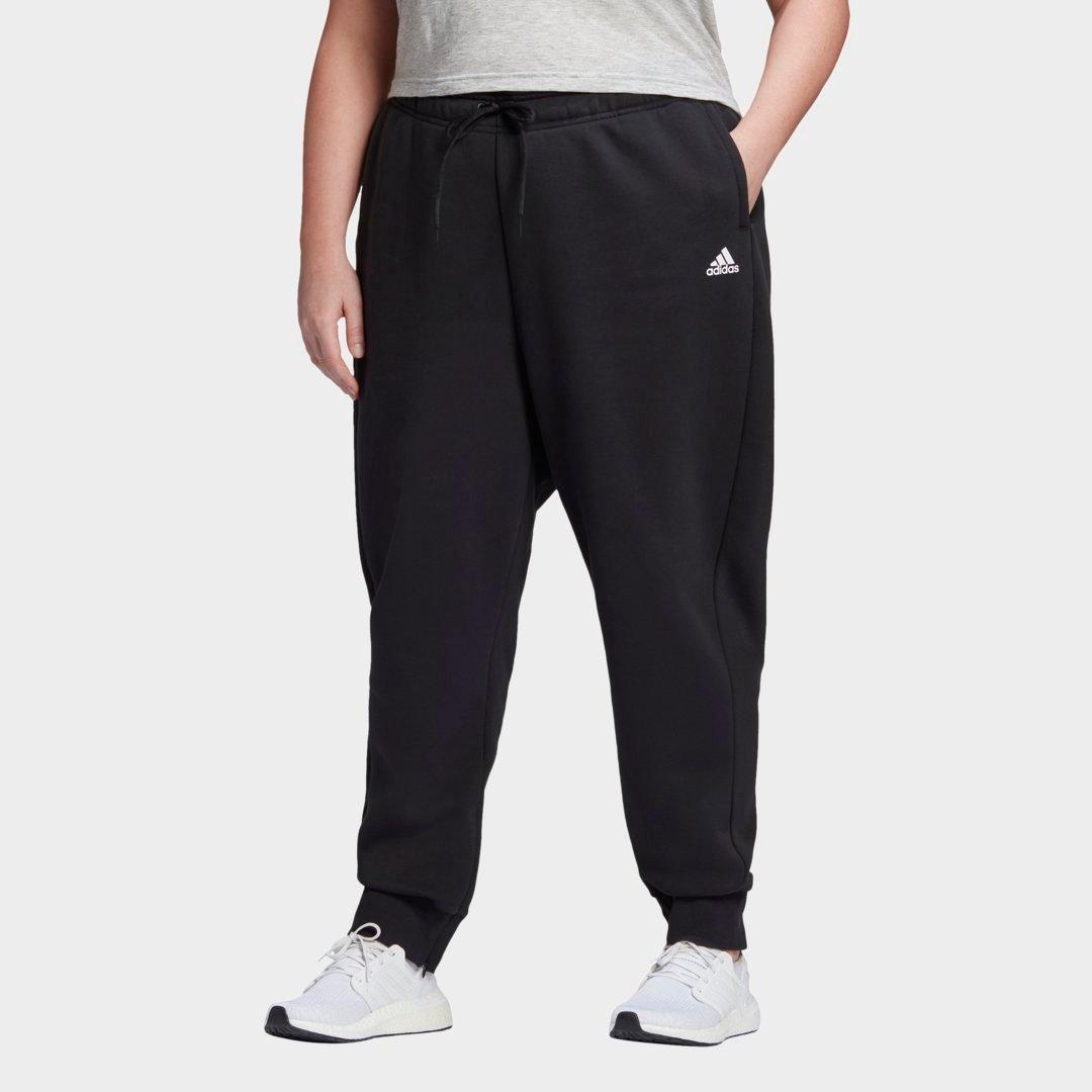 adidas women's essentials cotton fleece jogger pants