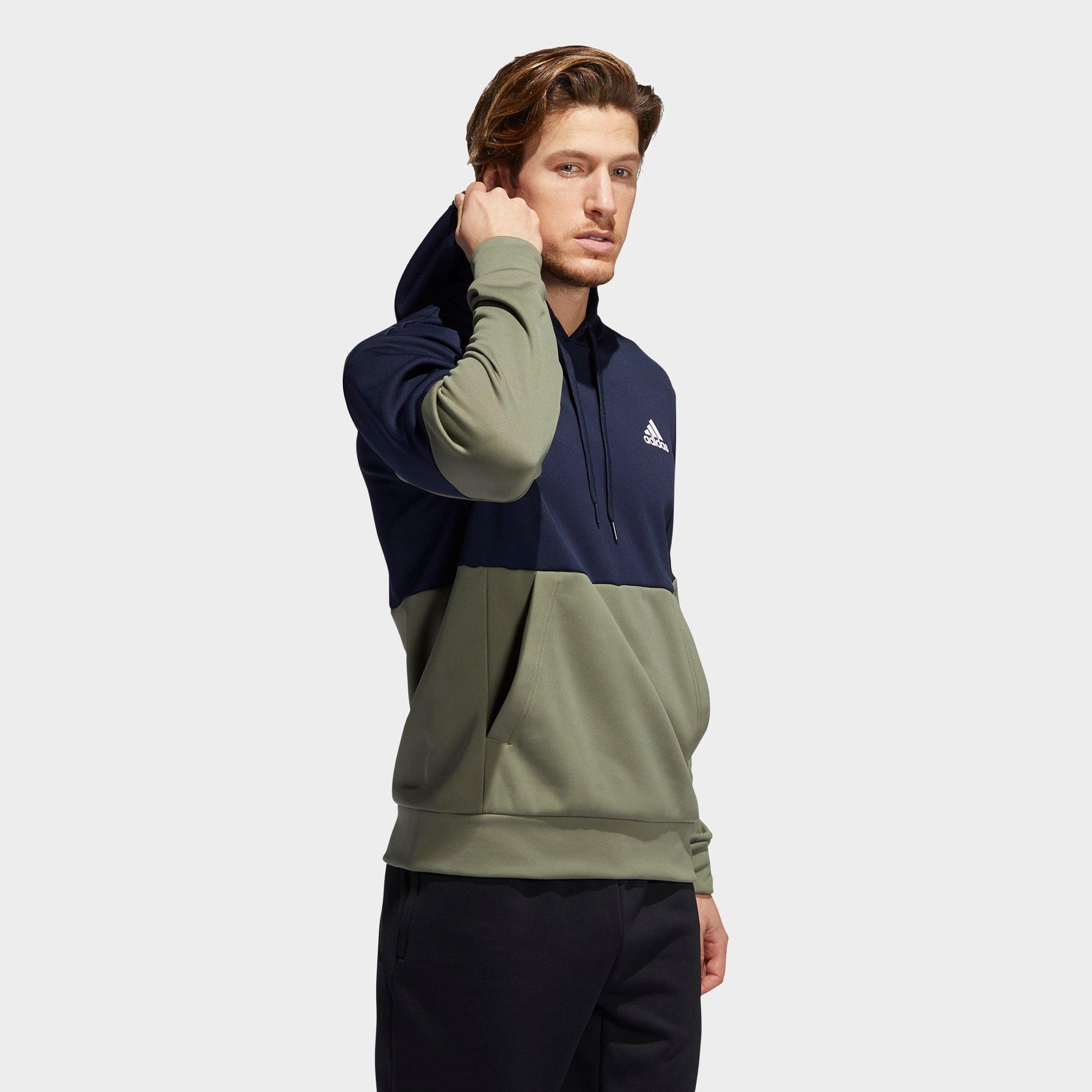 khaki green adidas hoodie mens