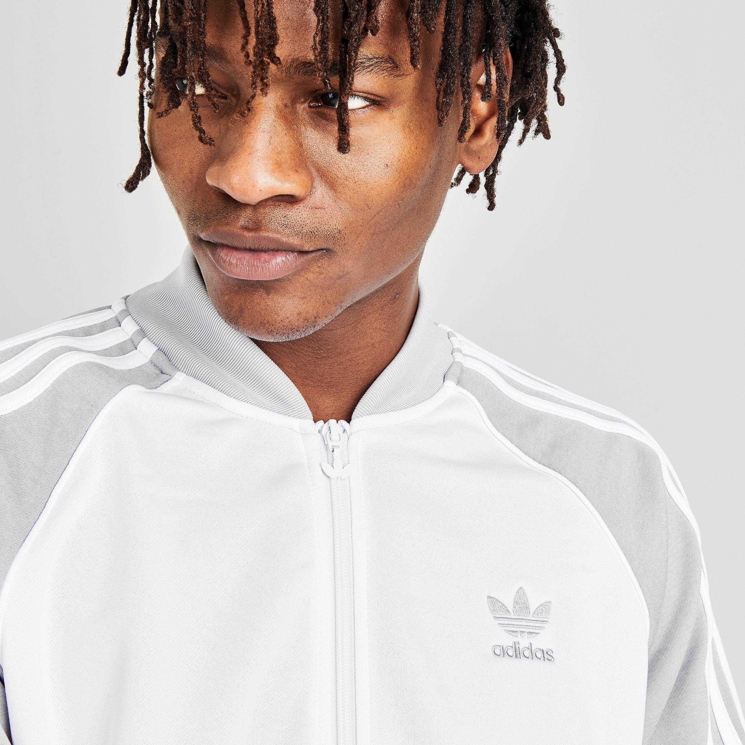 adidas sst track jacket grey