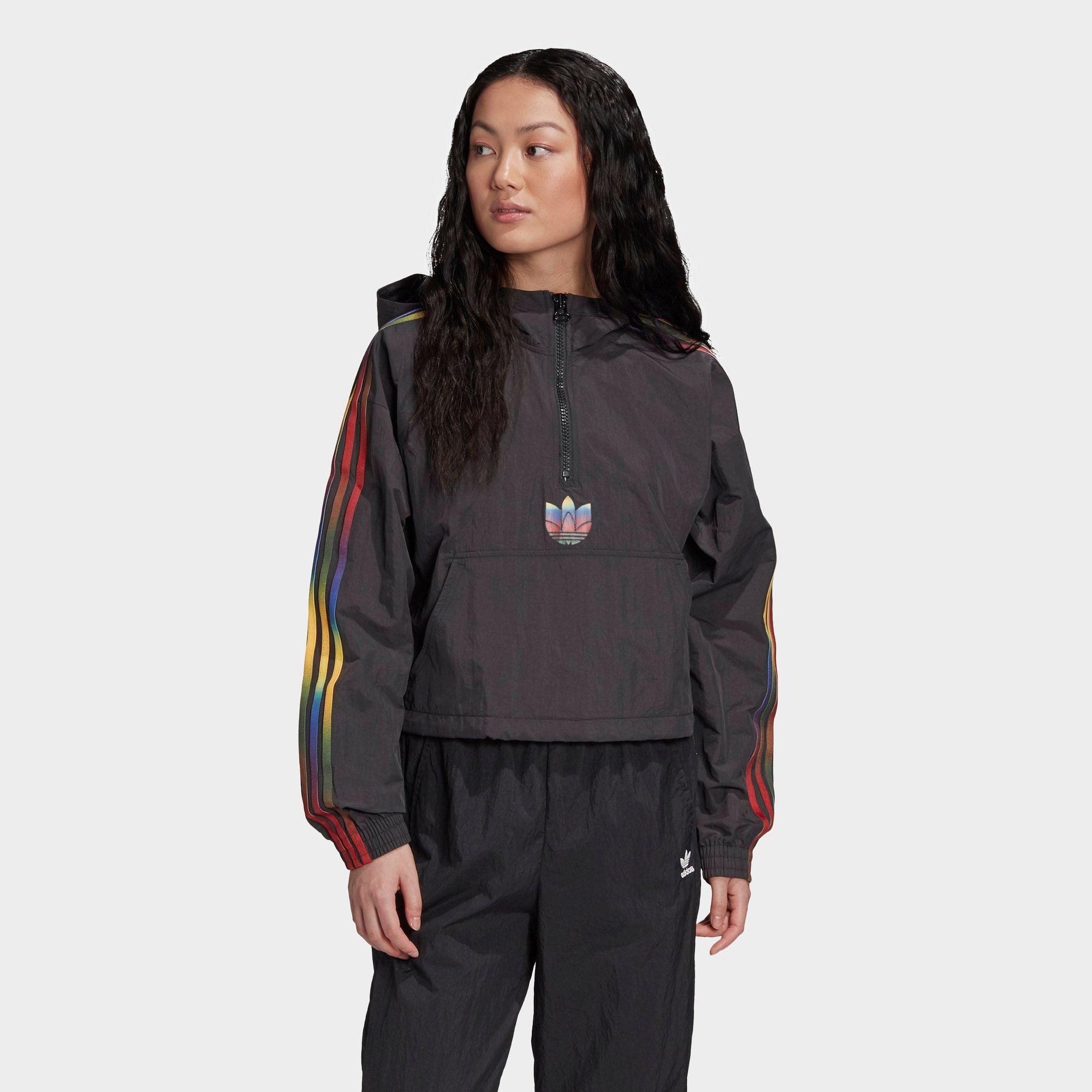 adidas half zip windbreaker