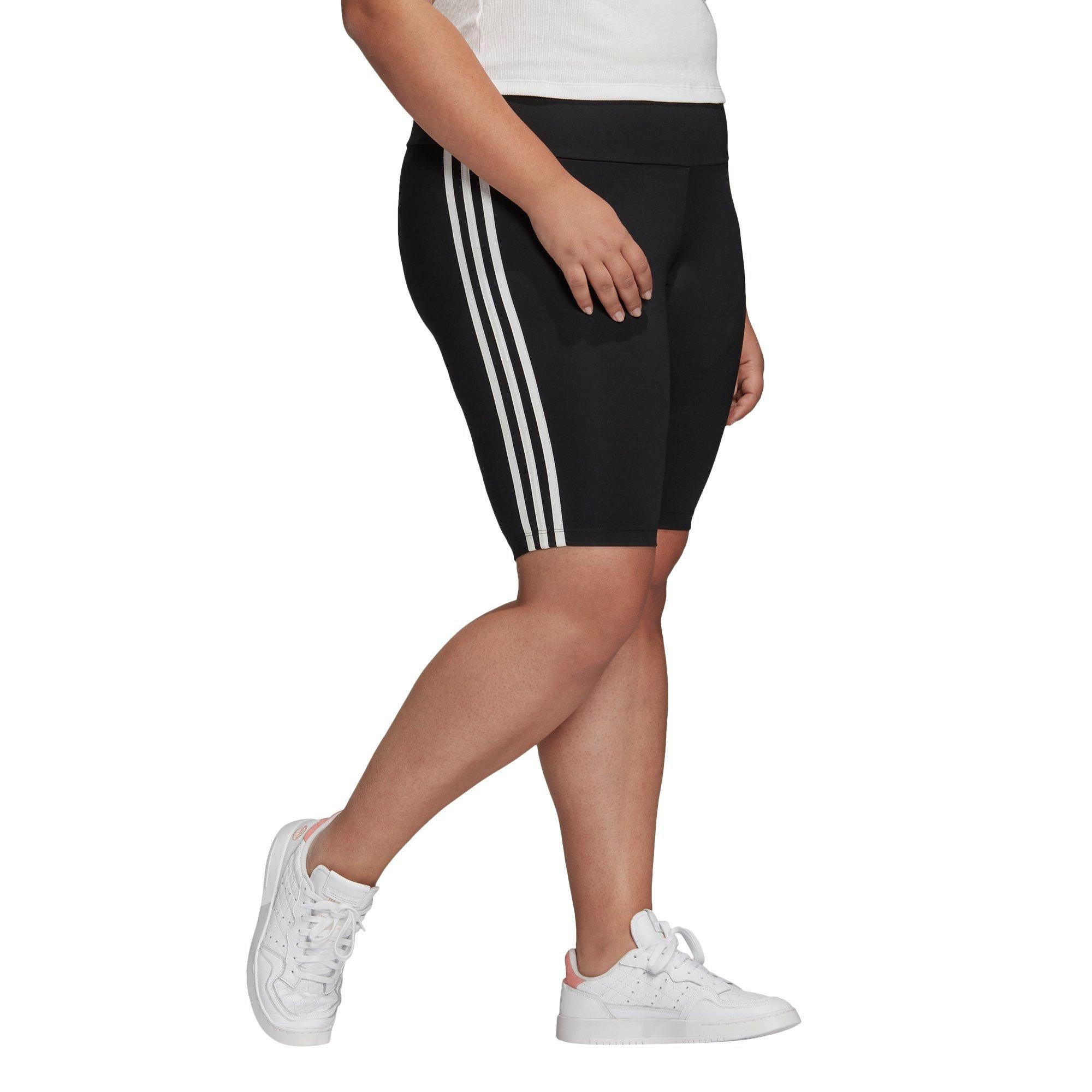 adidas women's plus size shorts