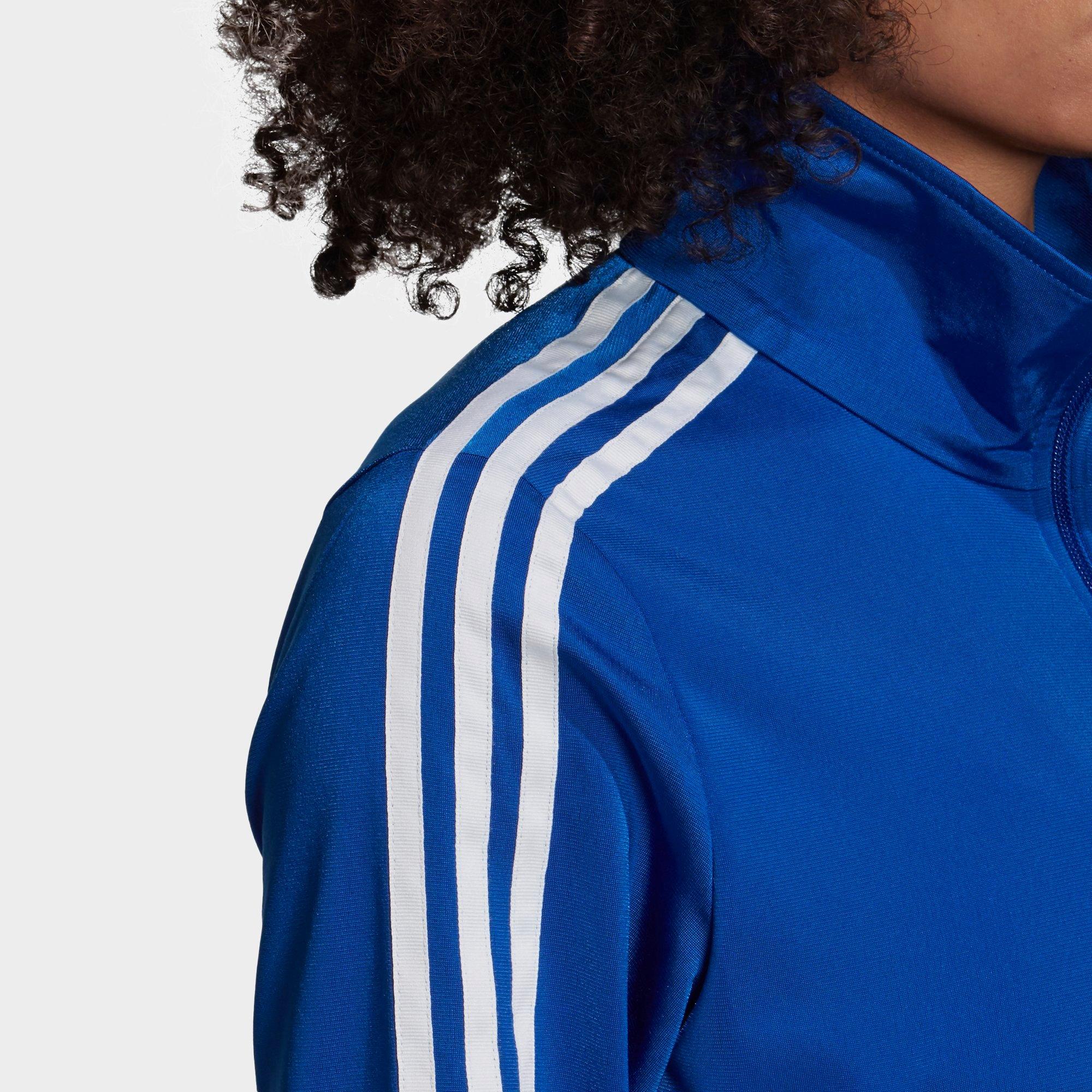 royal blue adidas jacket women's