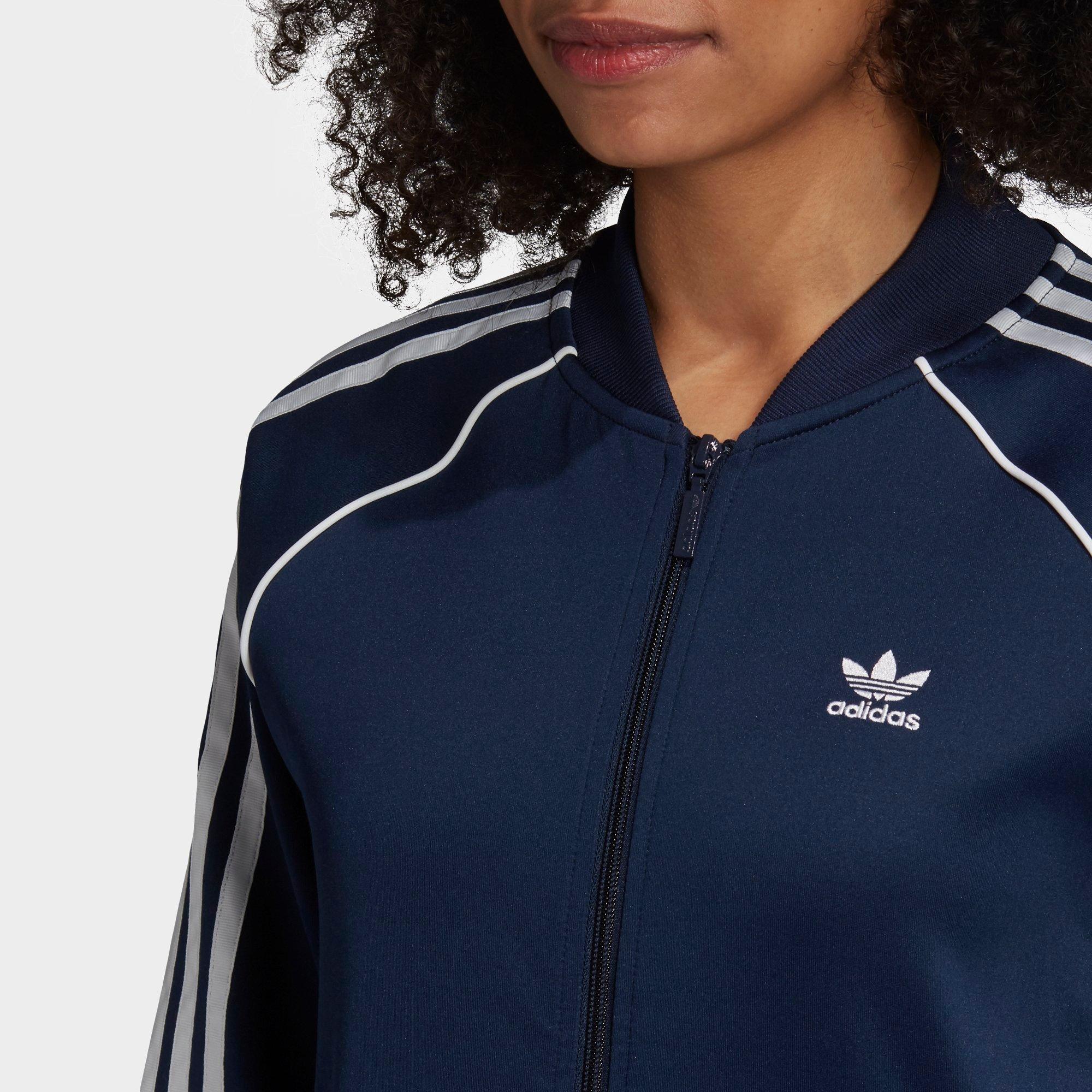 adidas 3 stripe jacket women's