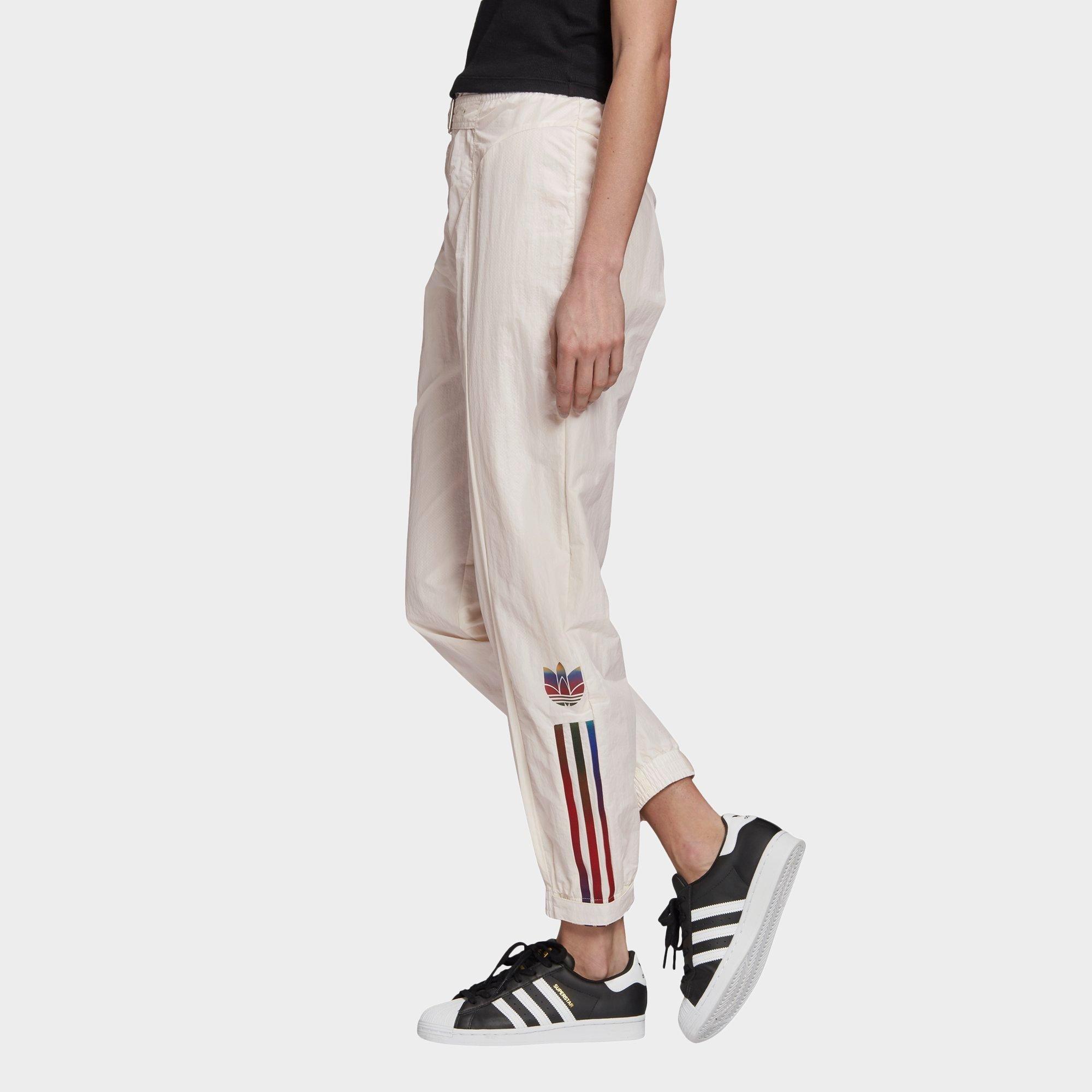 adidas white joggers womens