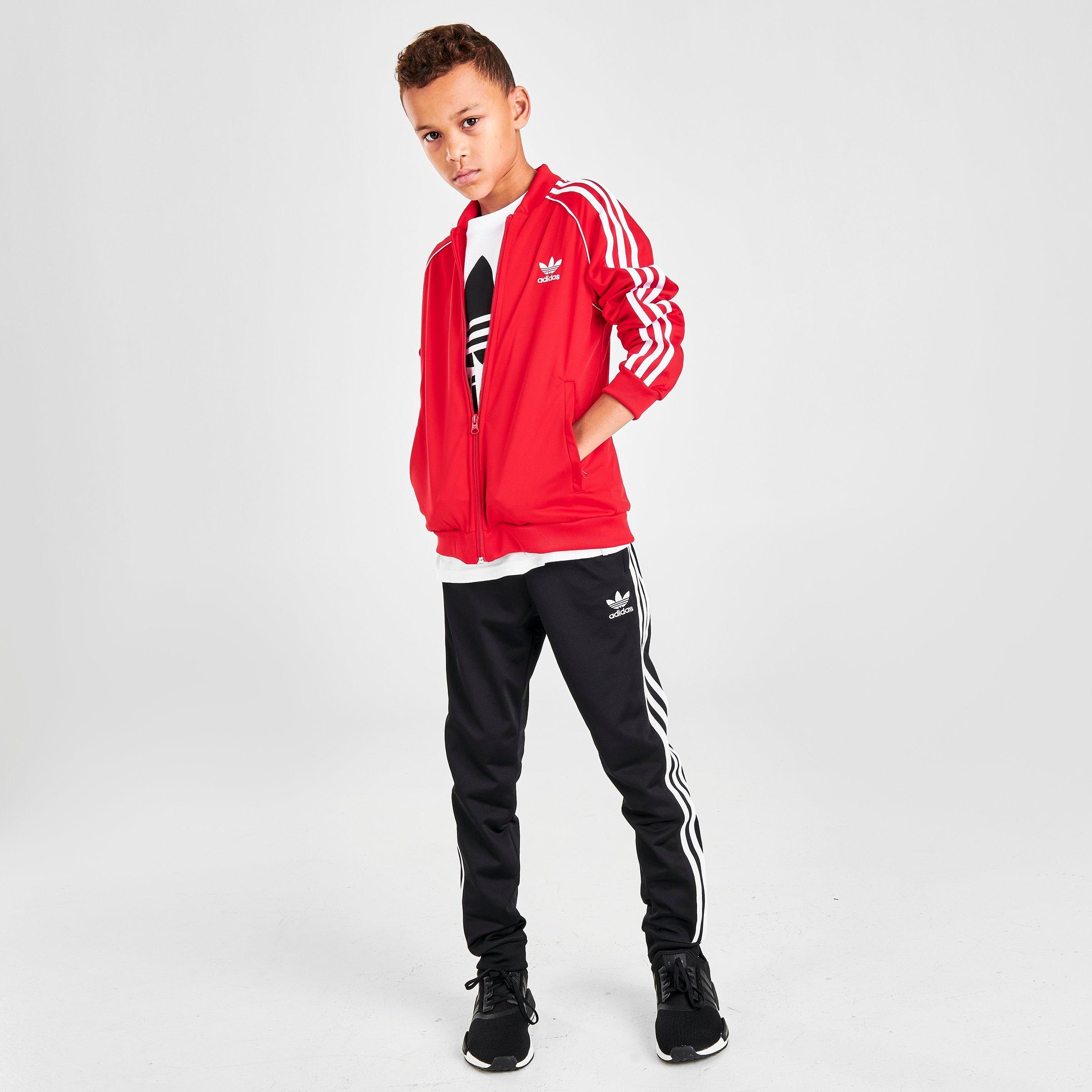 adidas trefoil jacket kids