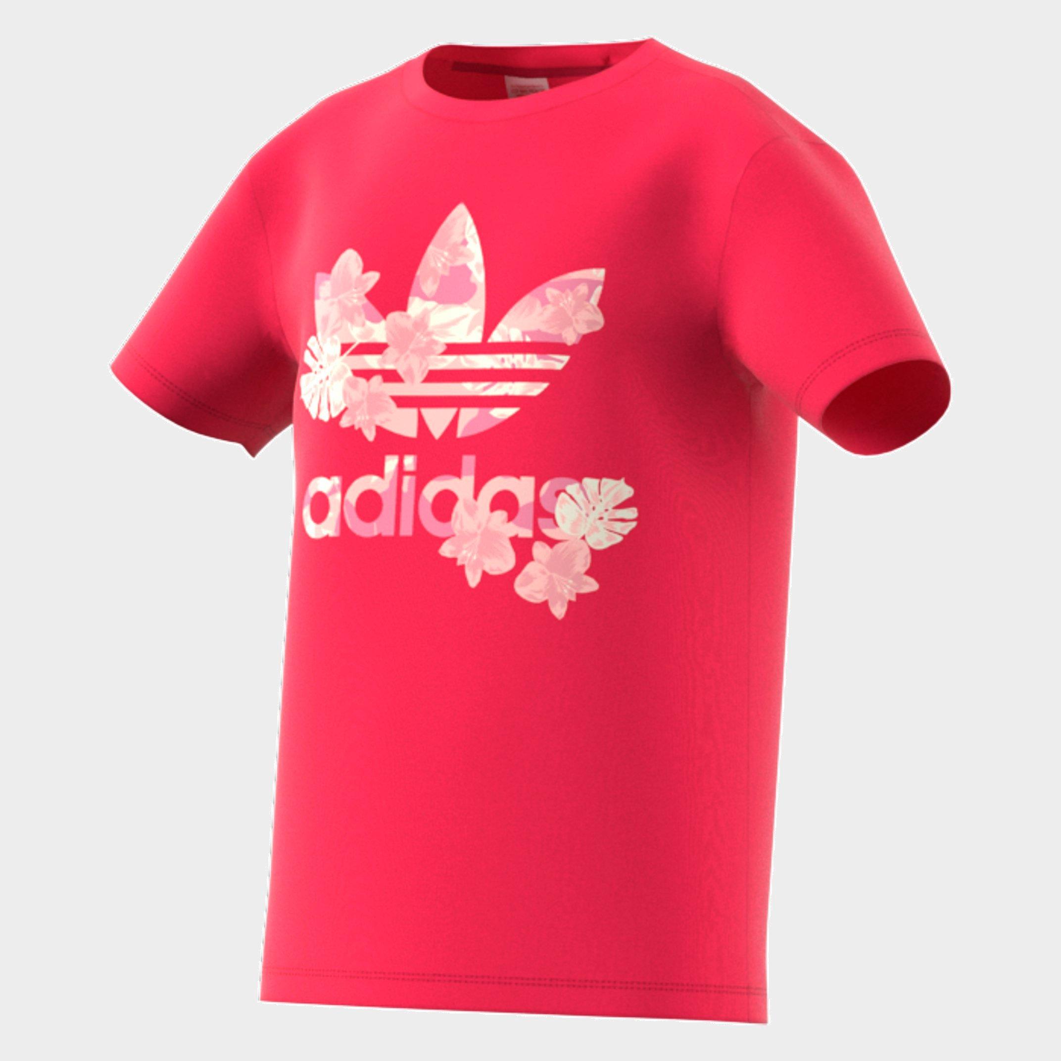 adidas originals floral t shirt