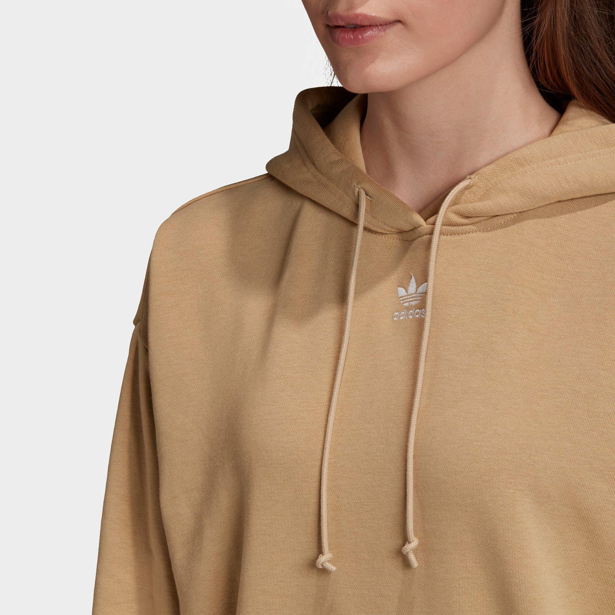 adidas trefoil hoodie linen