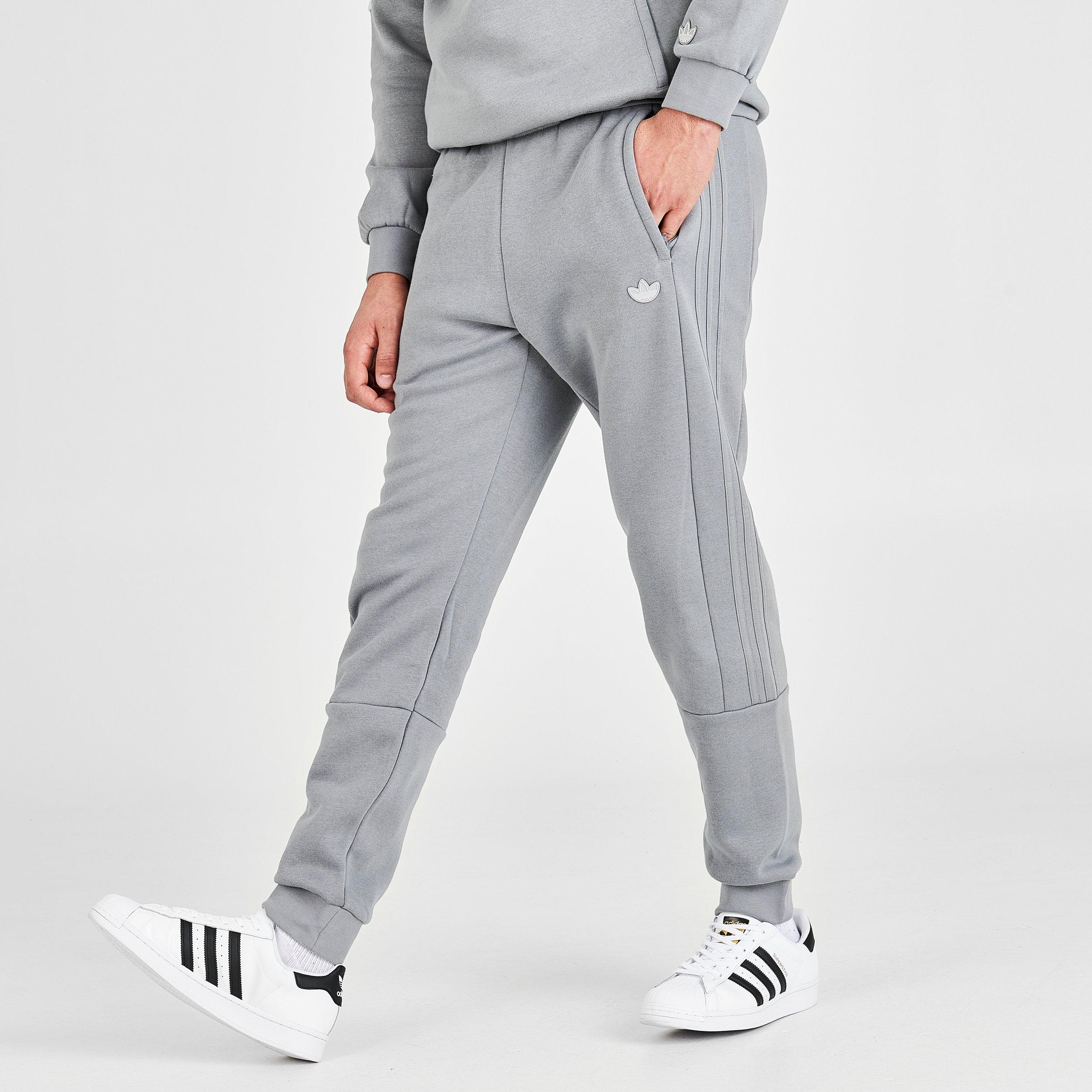 adidas grey joggers mens