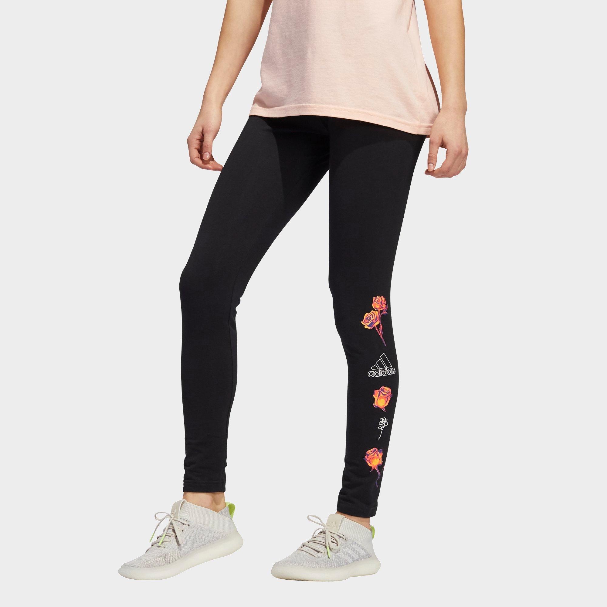 adidas floral tights