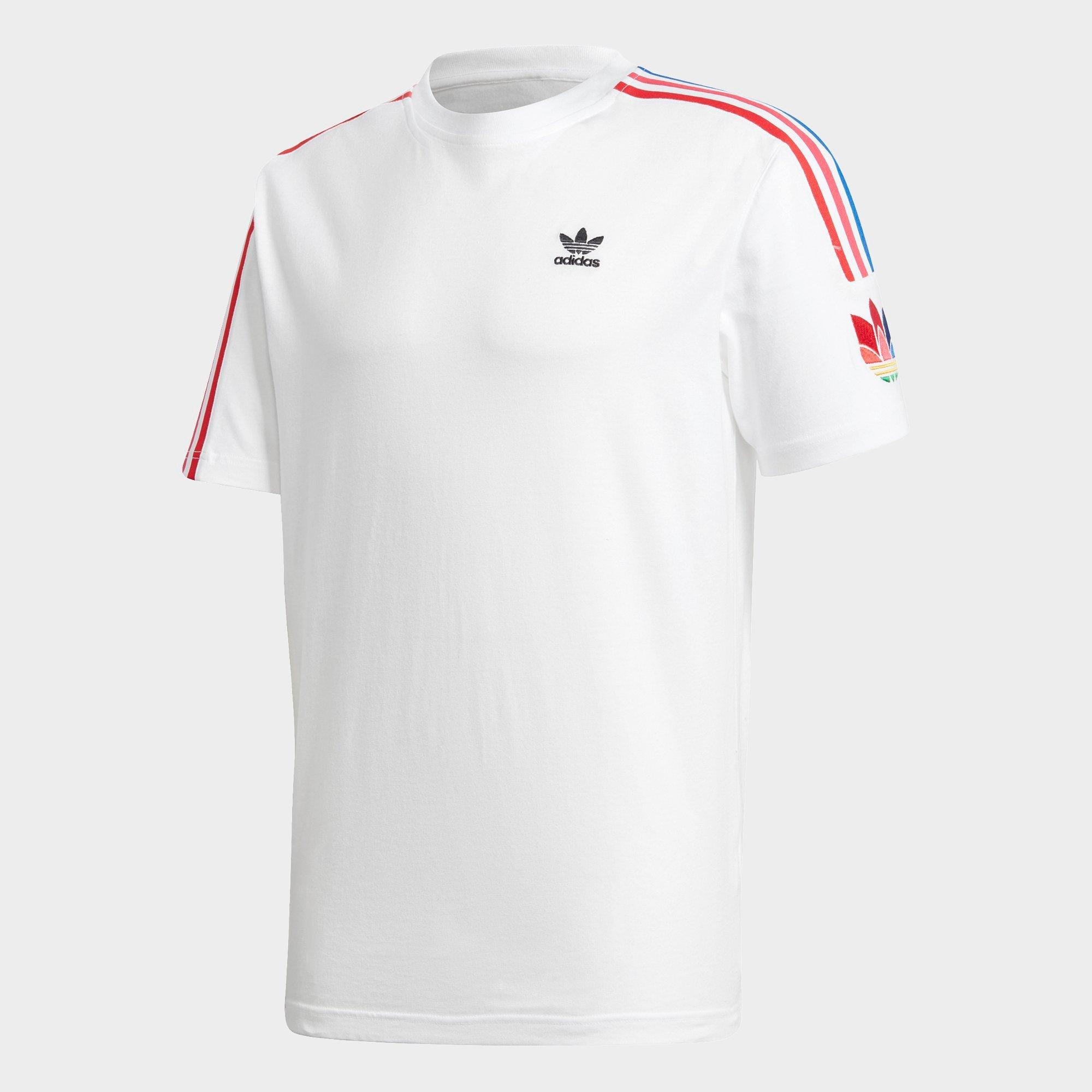 Men S Adidas Originals Adicolor 3d Trefoil 3 Stripes T Shirt Jd