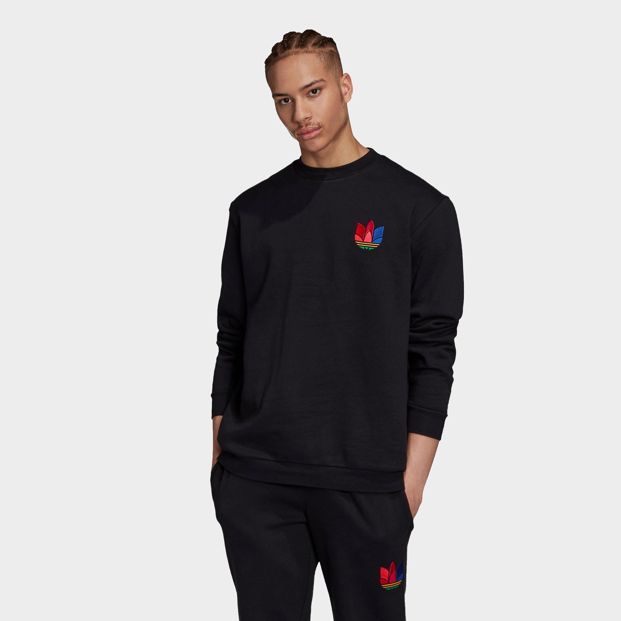 adidas originals adicolor sweatshirt in black