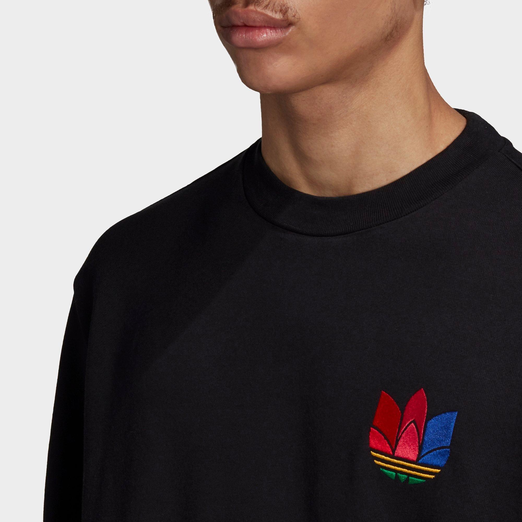 adidas graphic crew neck sweatshirt