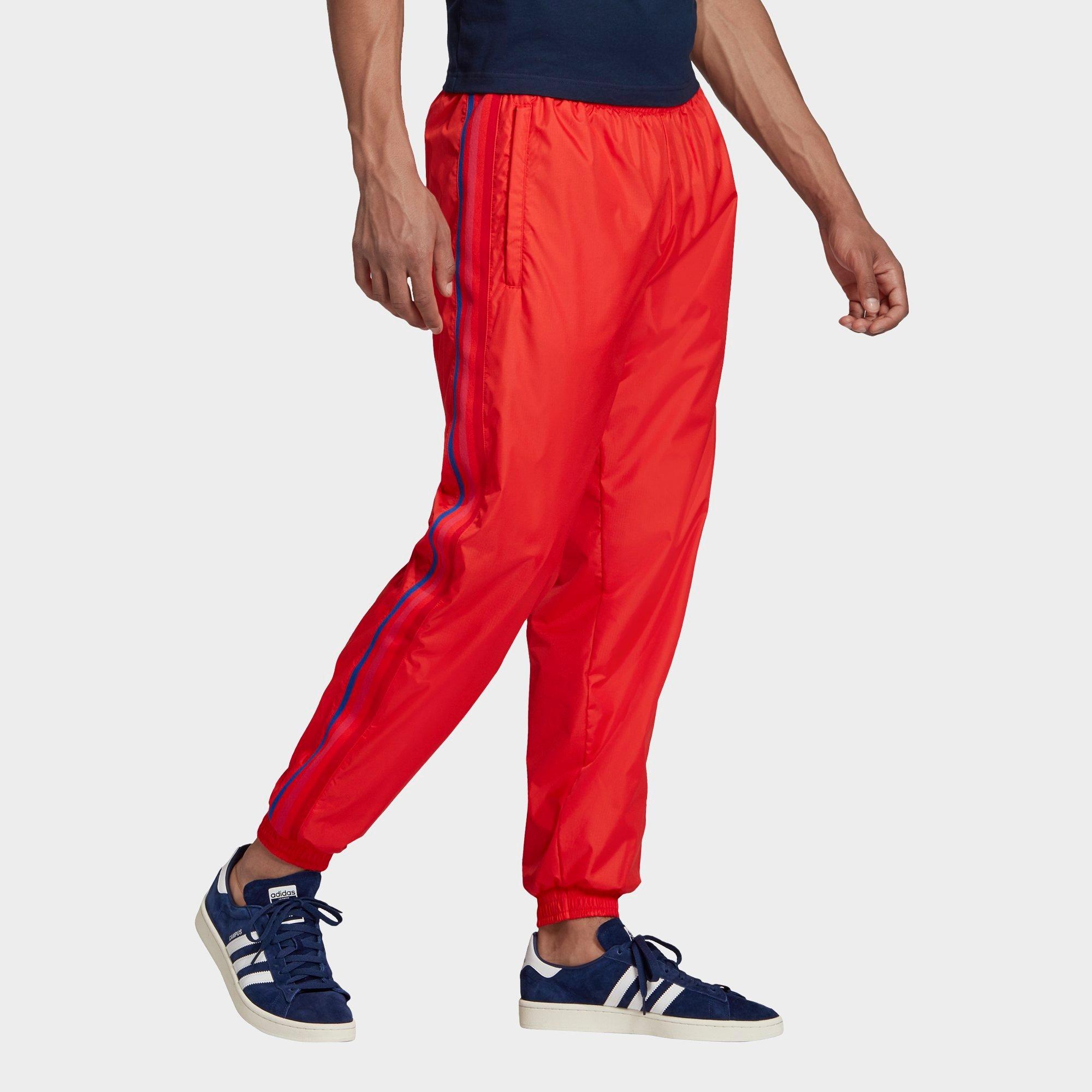 adidas originals trefoil stripe fleece track pants