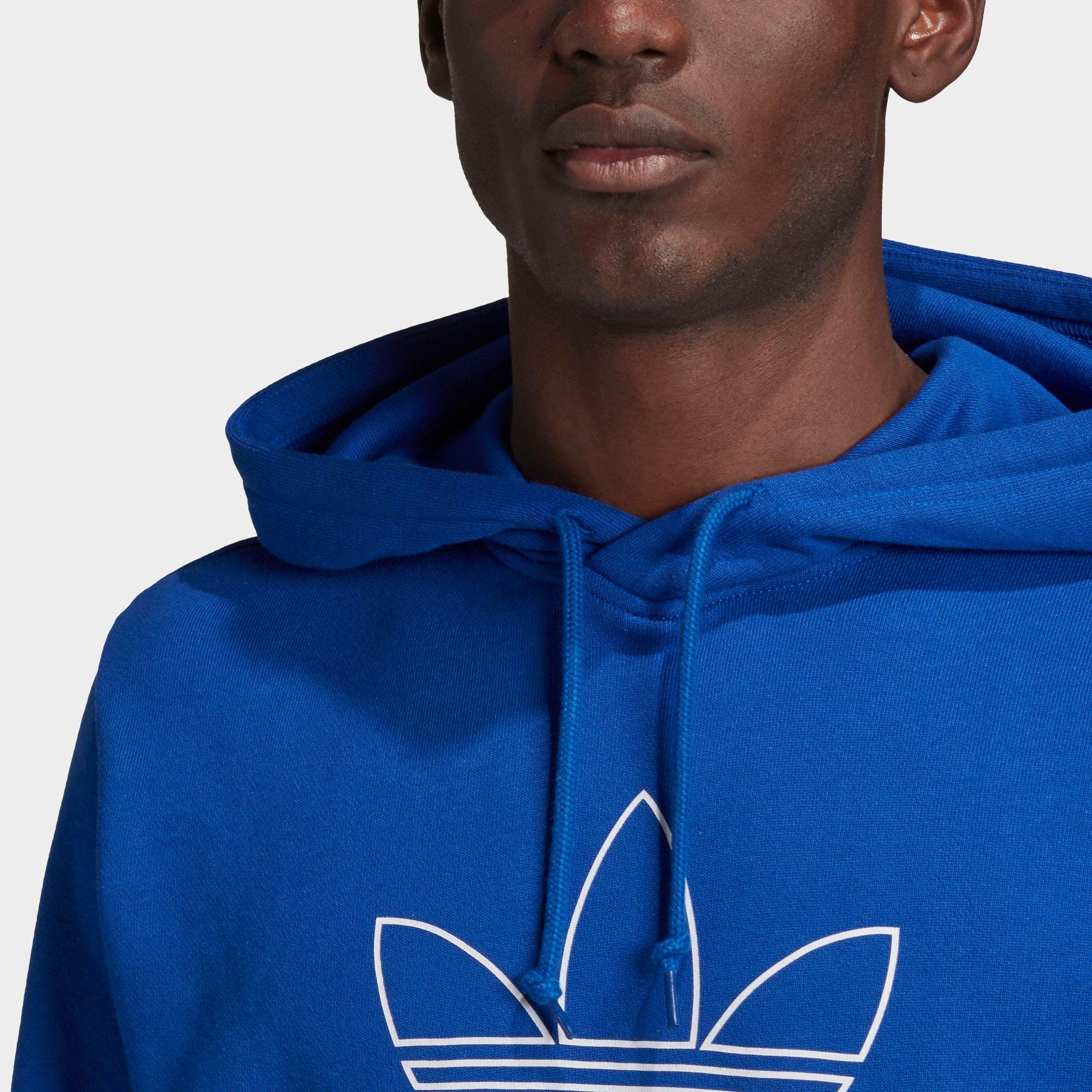 blue trefoil hoodie