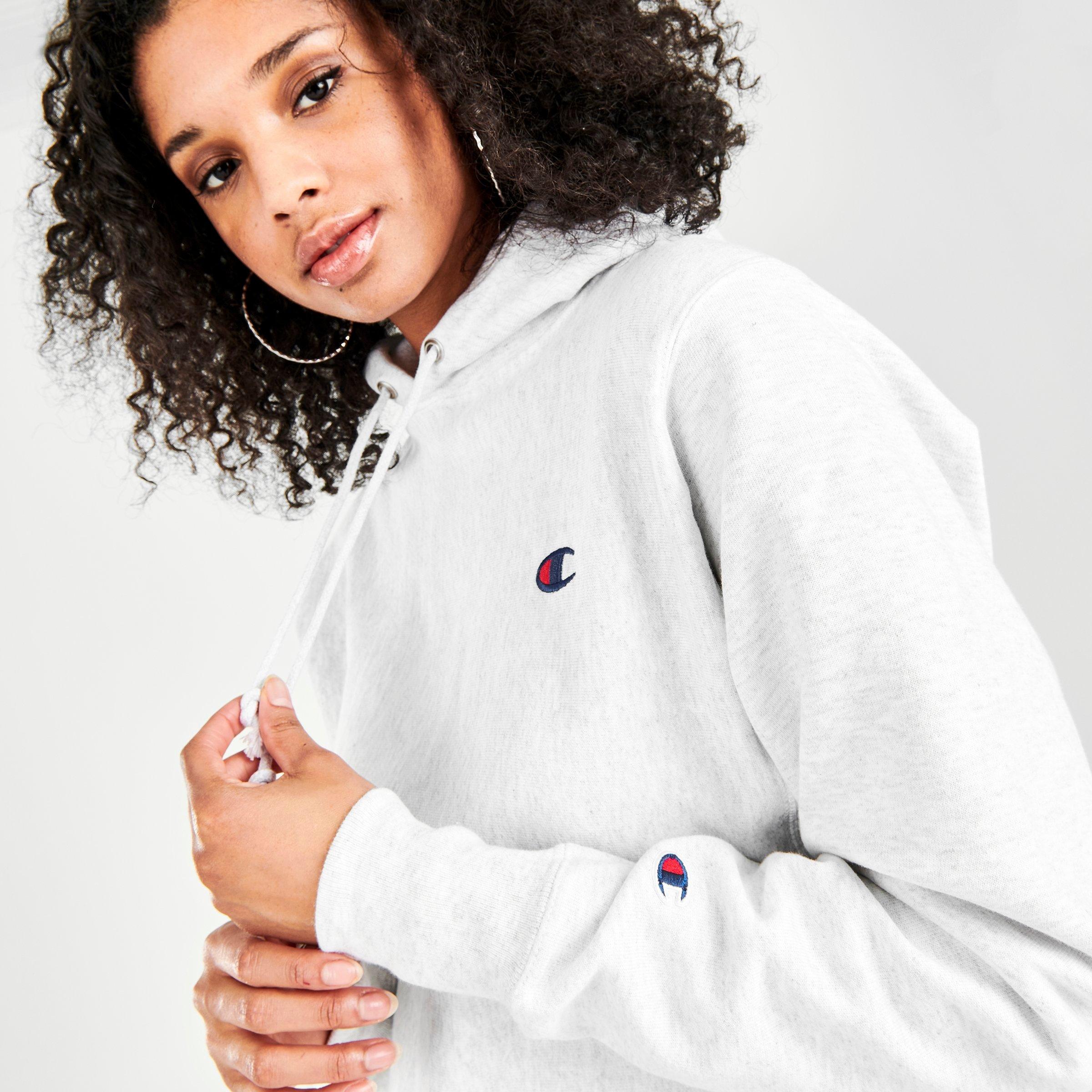 grey womens champion hoodie