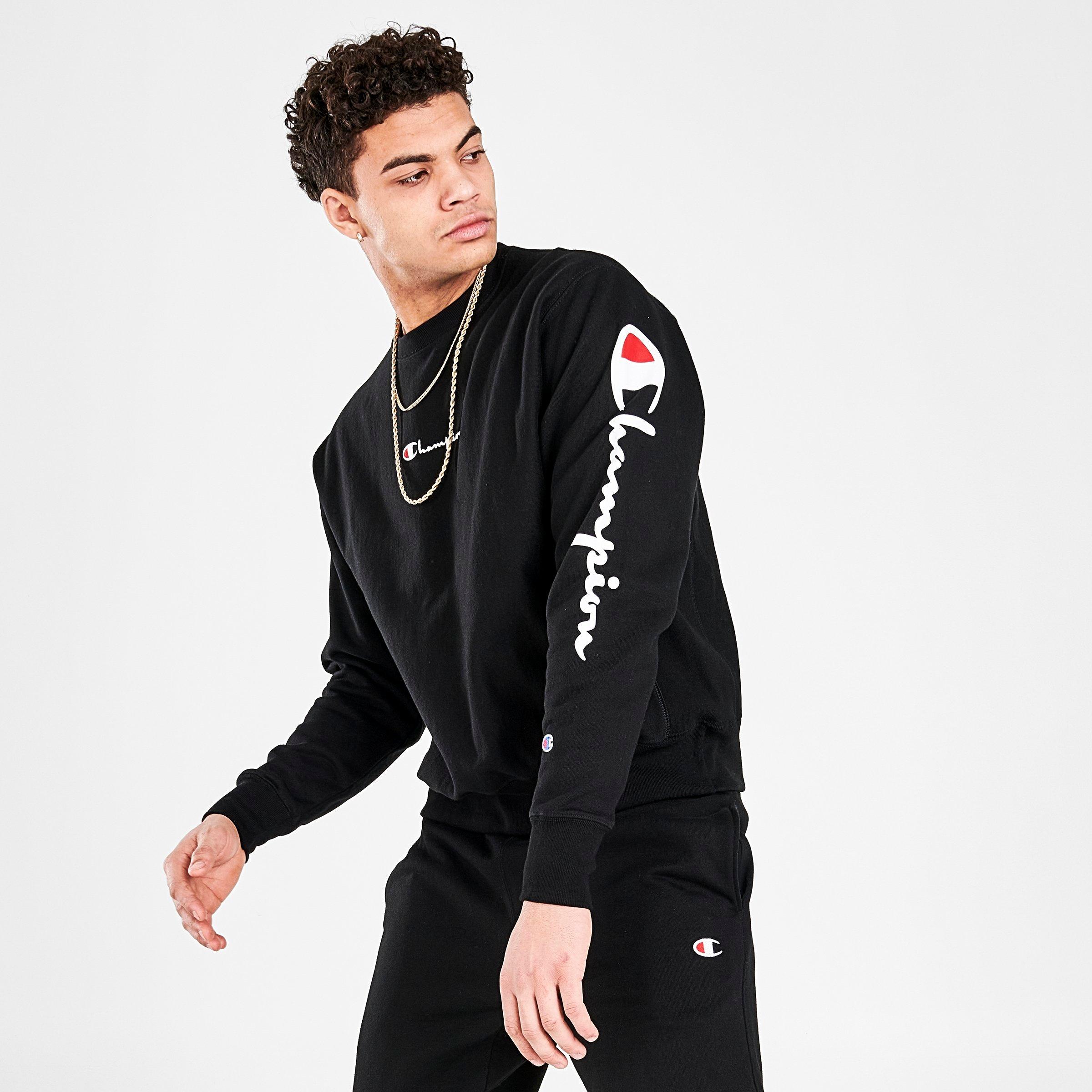 men's champion reverse weave crewneck sweatshirt