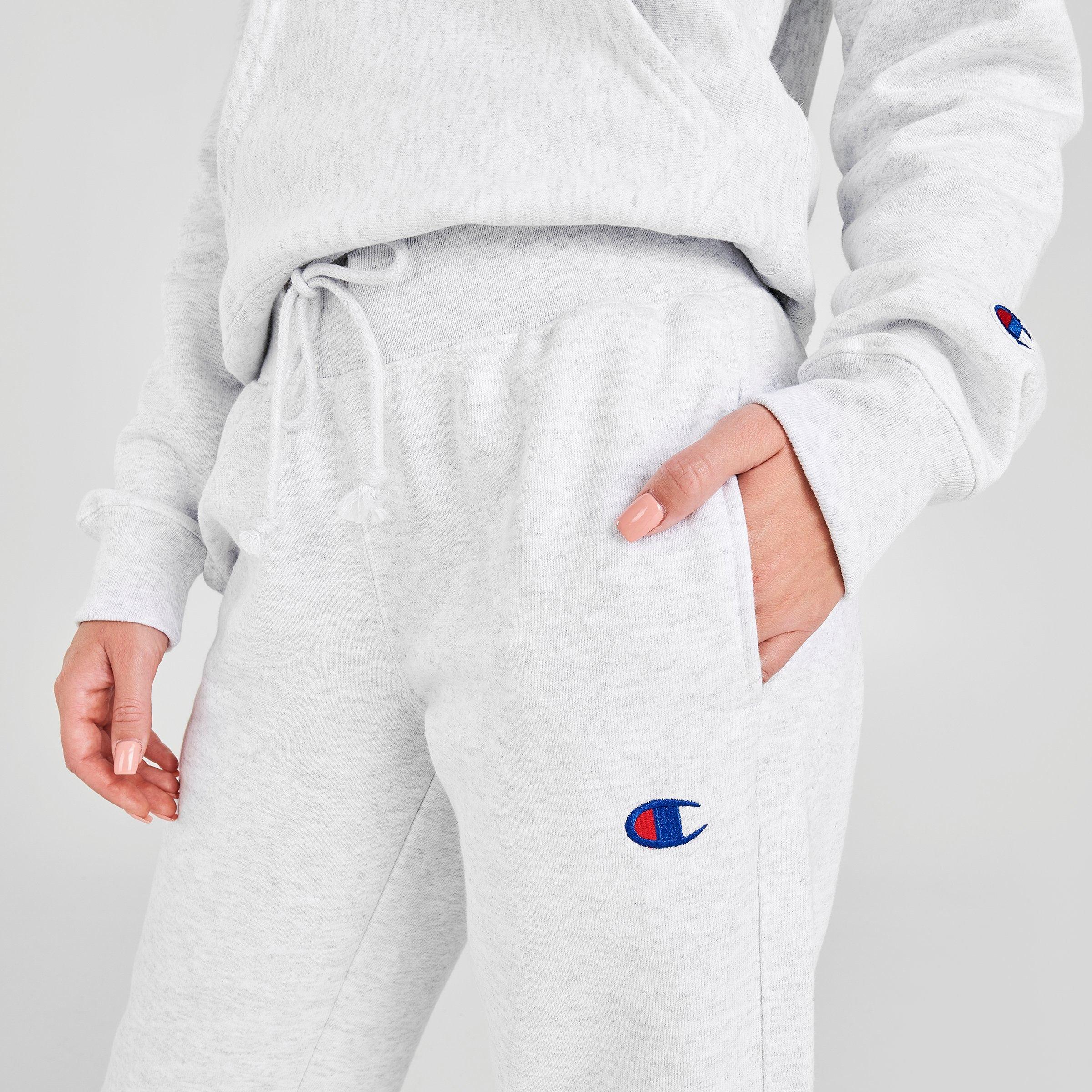 champion sweatpants womens grey