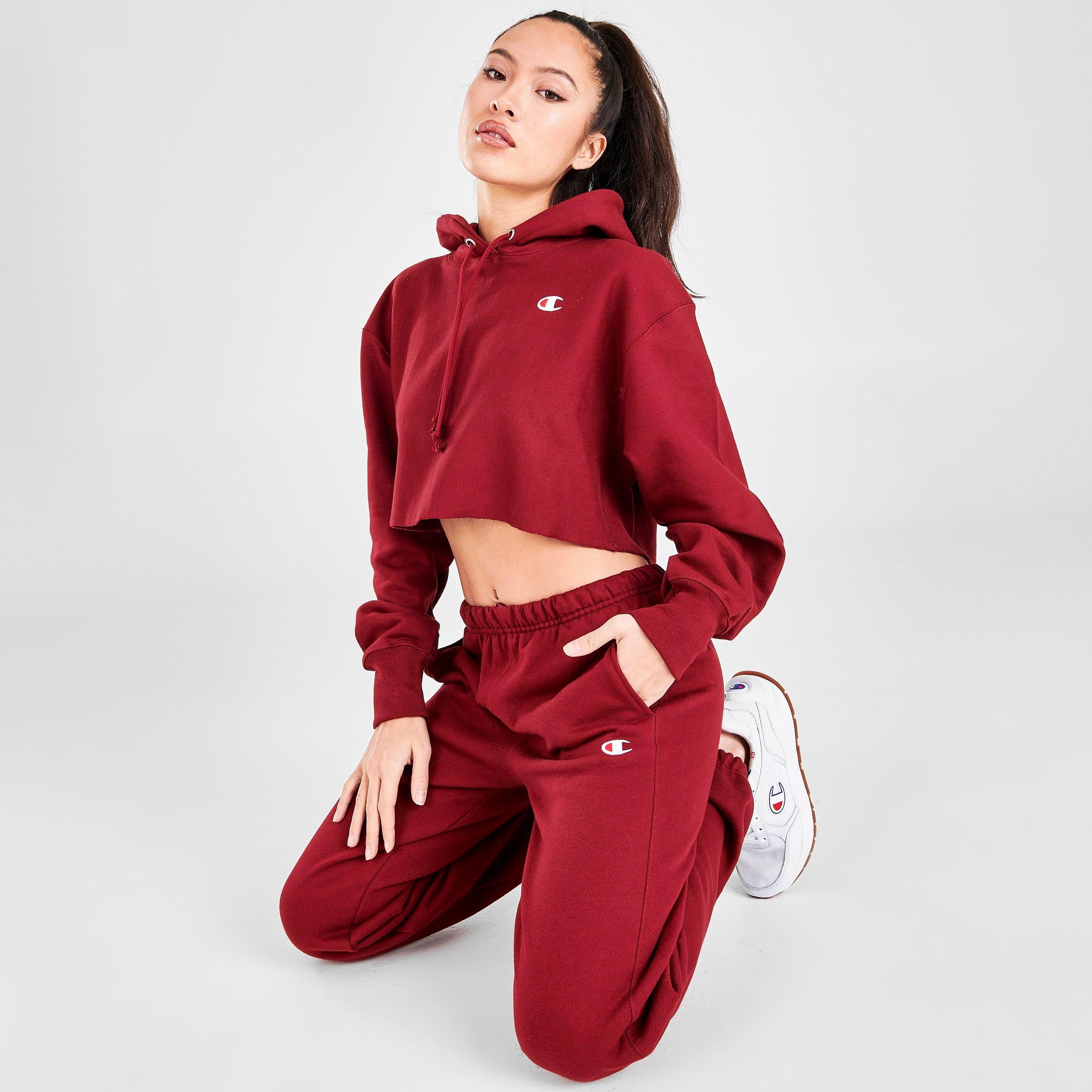 maroon champion sweatpants