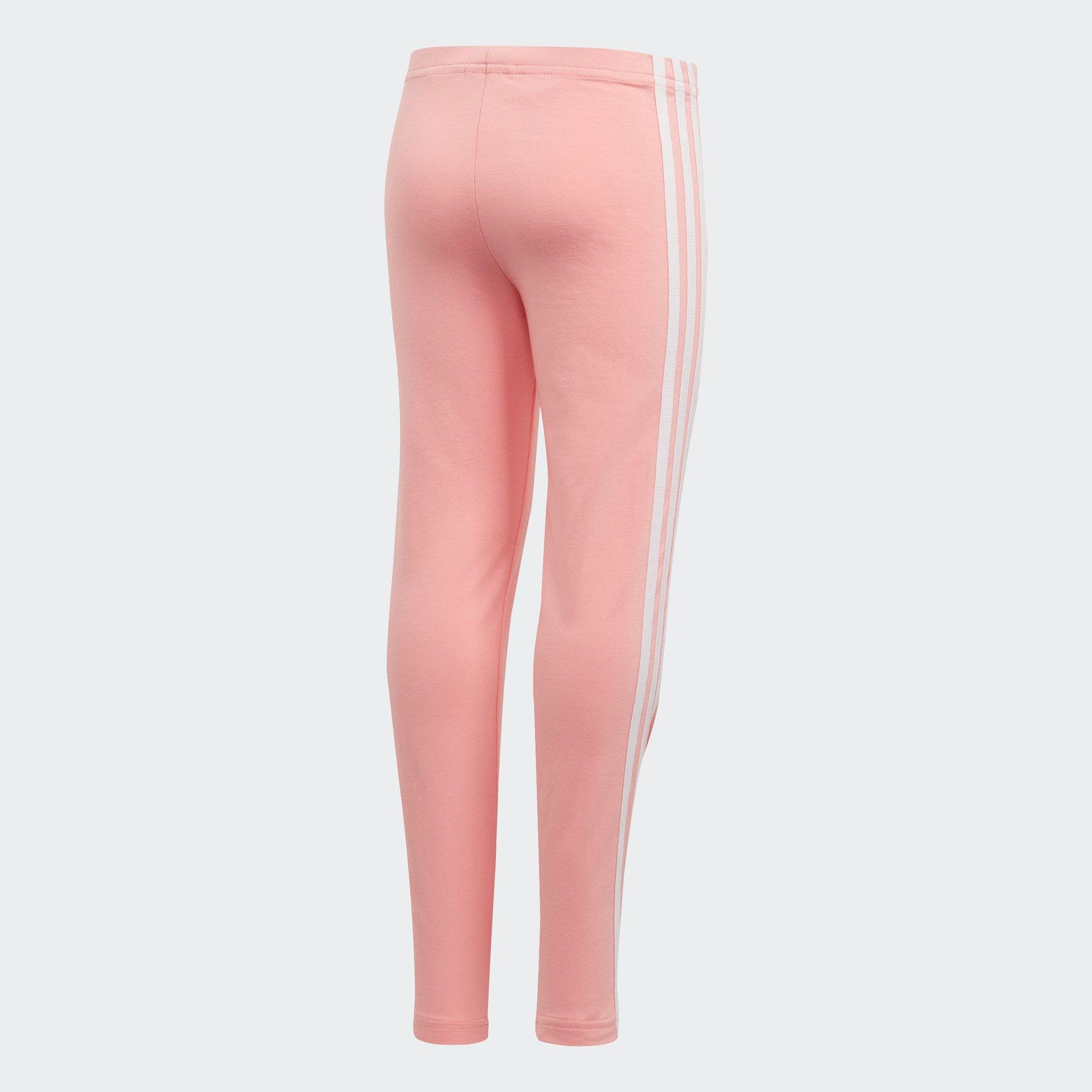 girls pink adidas leggings