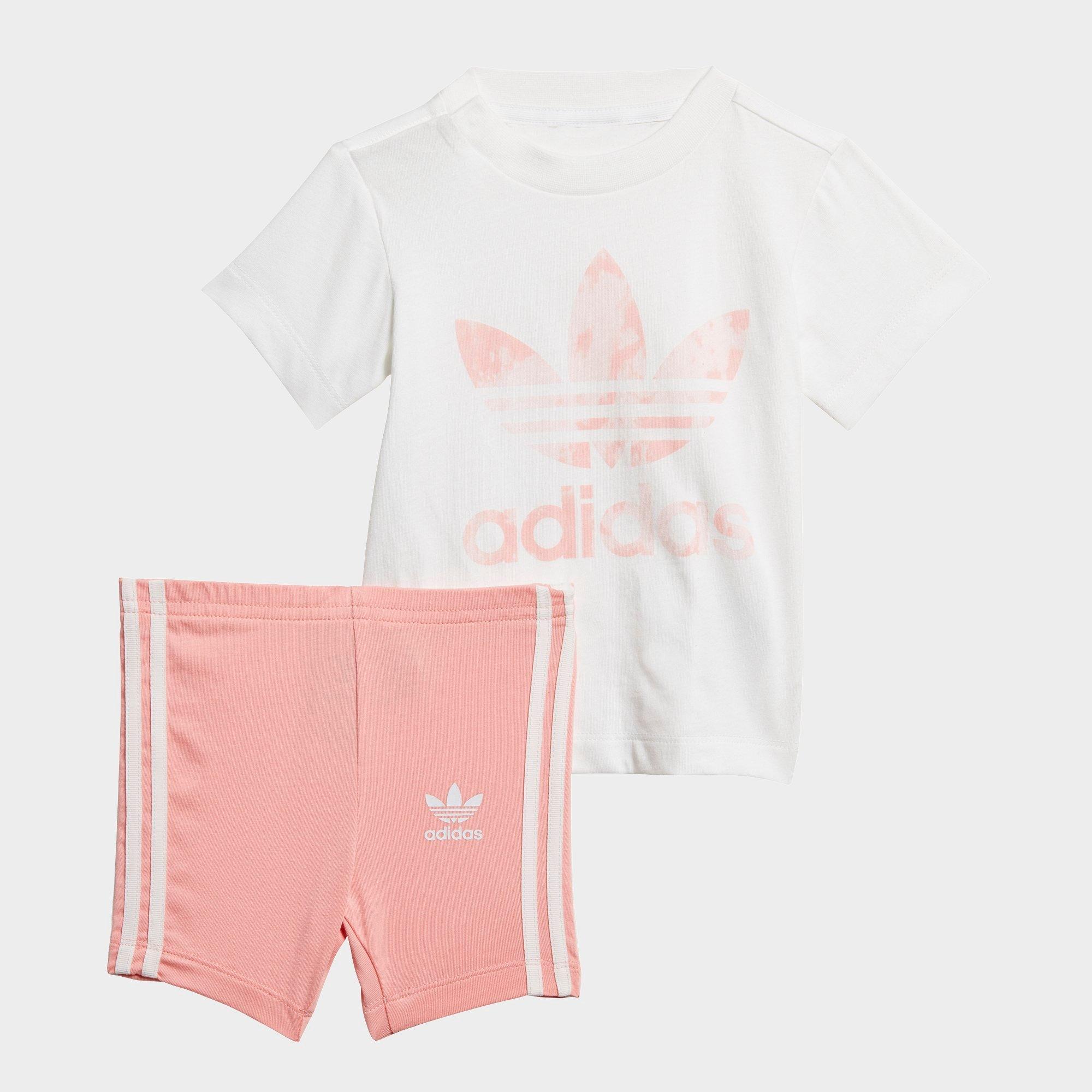 adidas baby pink shorts