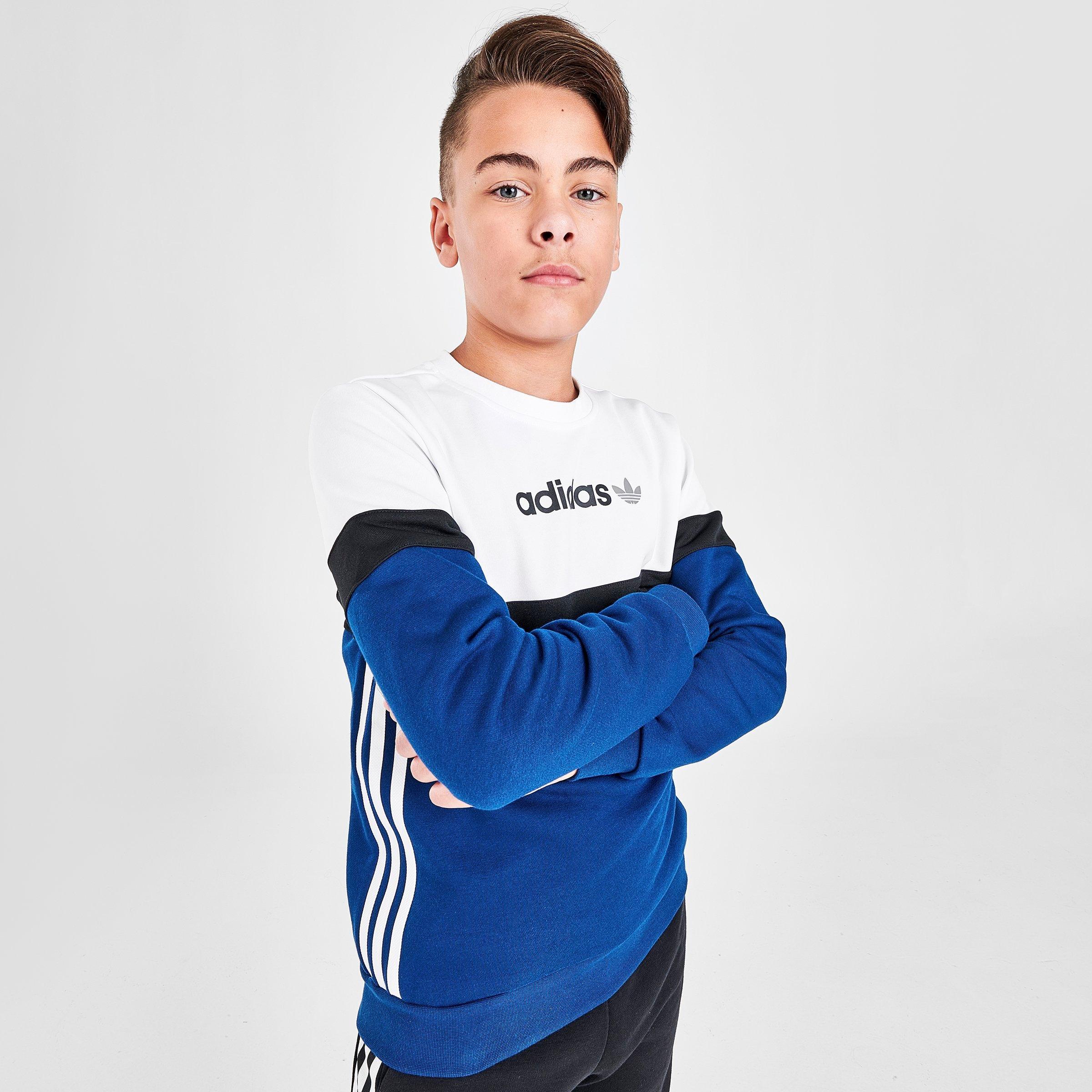 adidas originals camo itasca crew tracksuit children