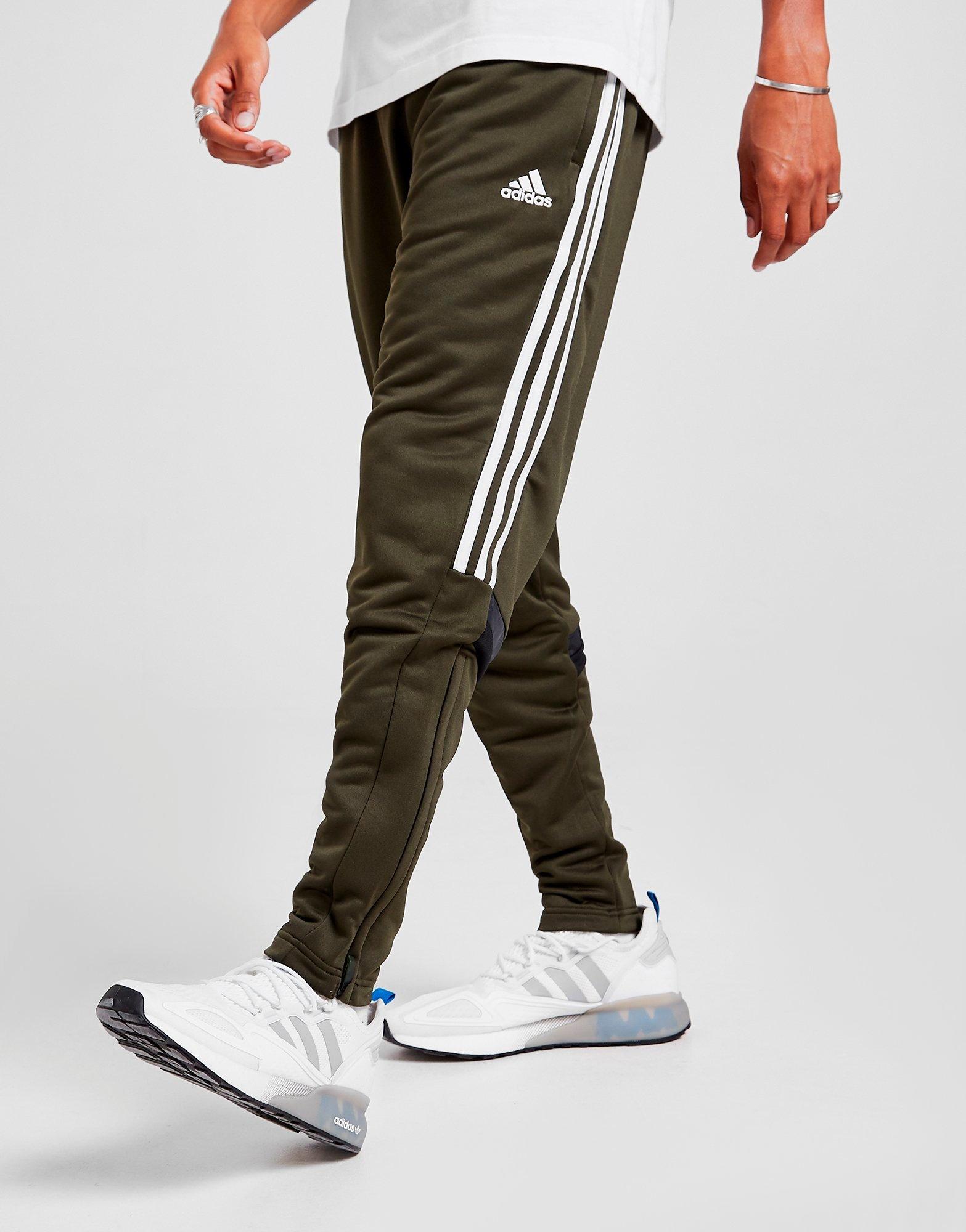 adidas khaki track pants