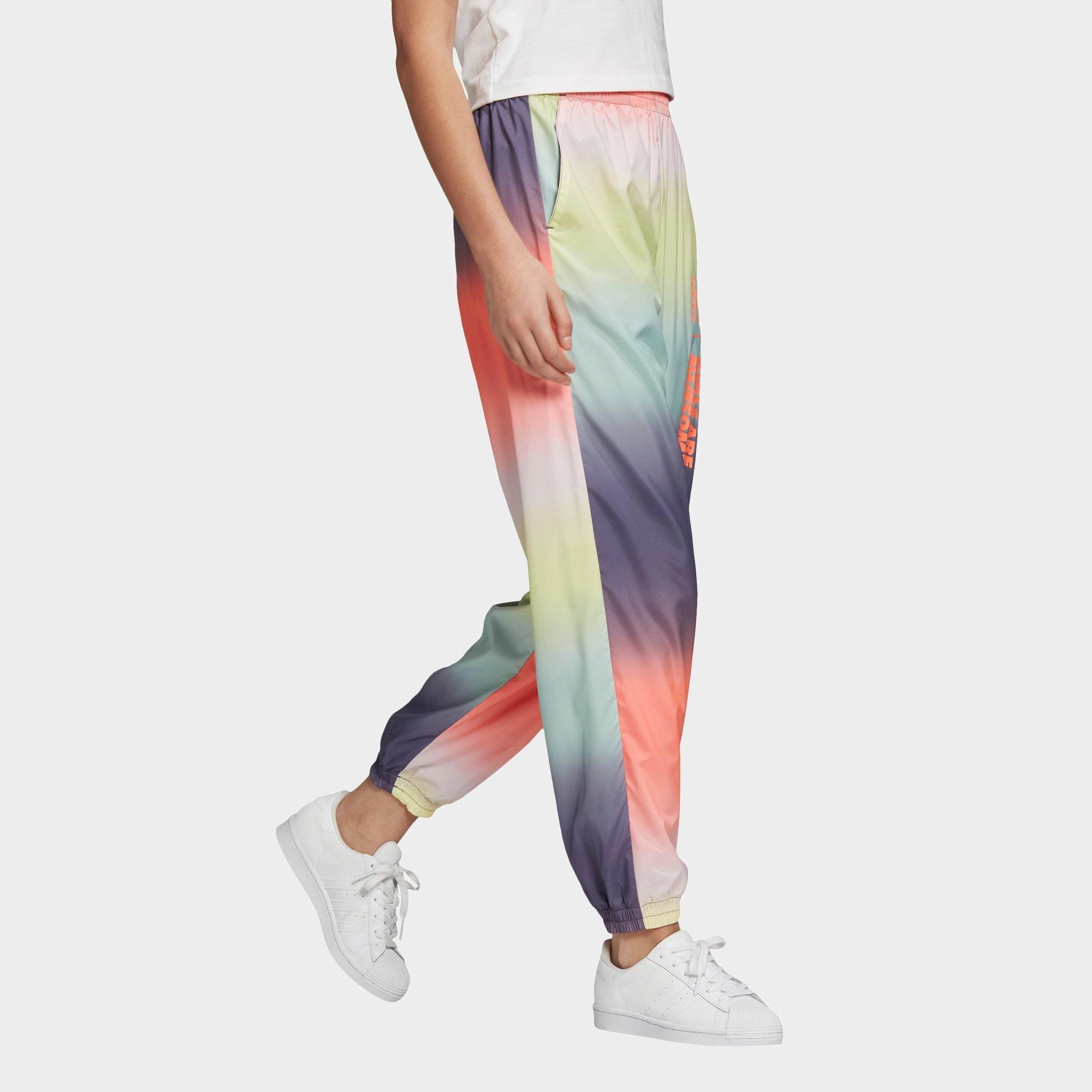 three quarter track pants womens