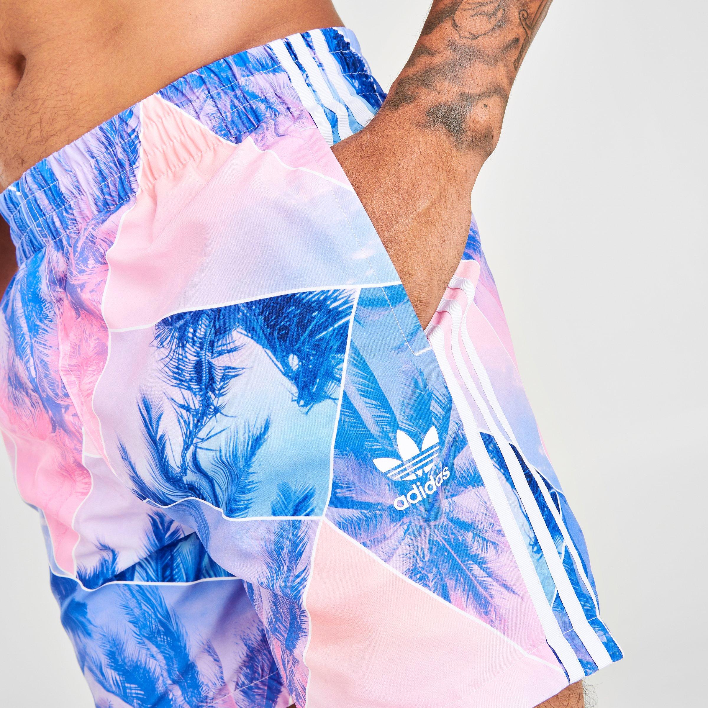 adidas originals tape swim shorts