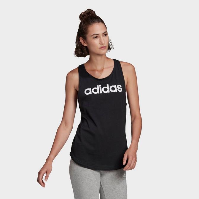 Black and white store adidas tank top