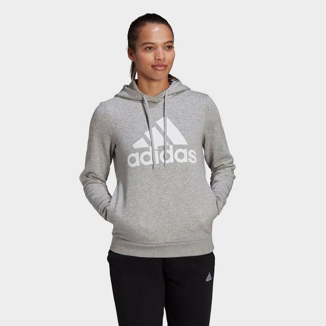 Women's adidas LOUNGEWEAR Essentials Logo Fleece Hoodie| JD Sports