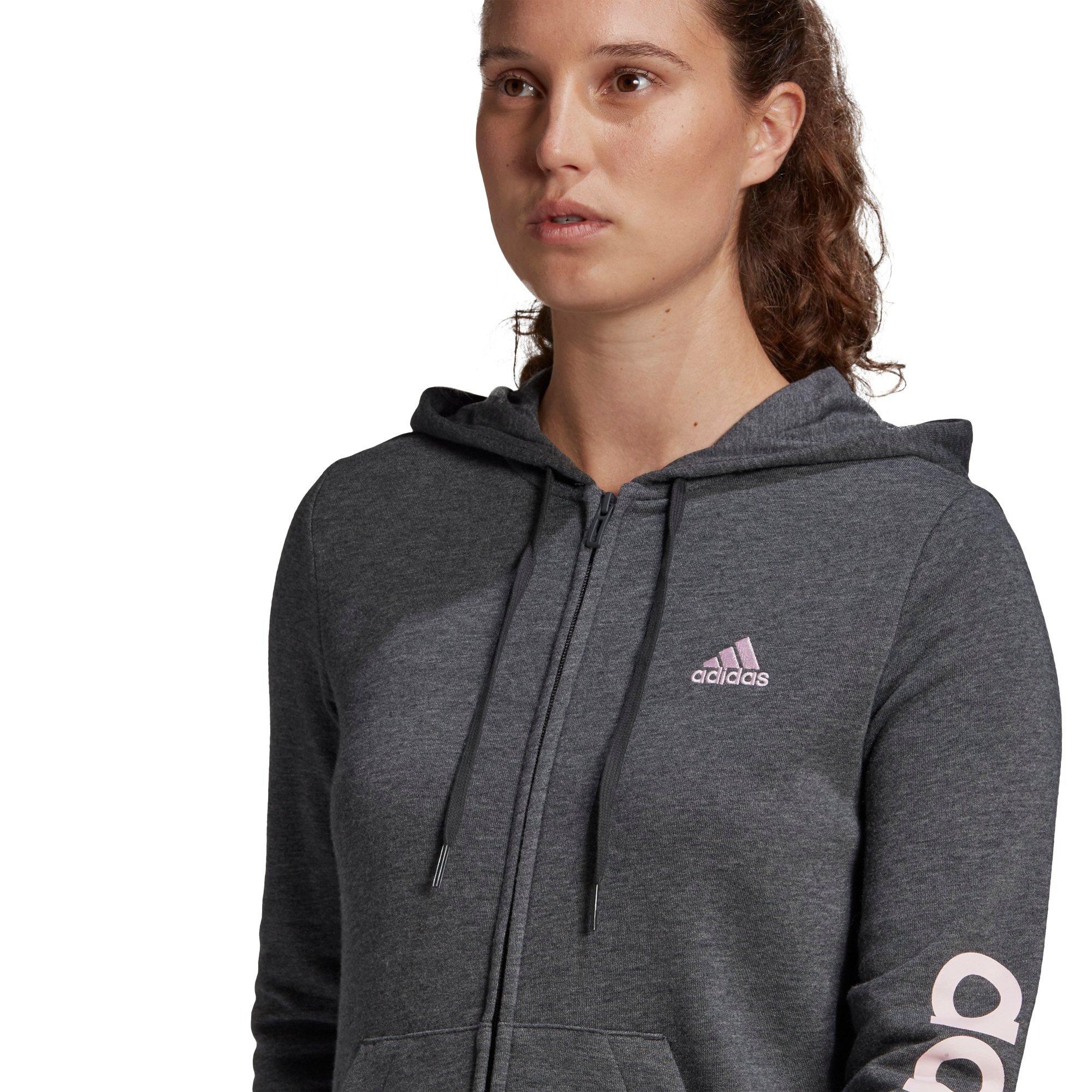 adidas full zip hoodie women's