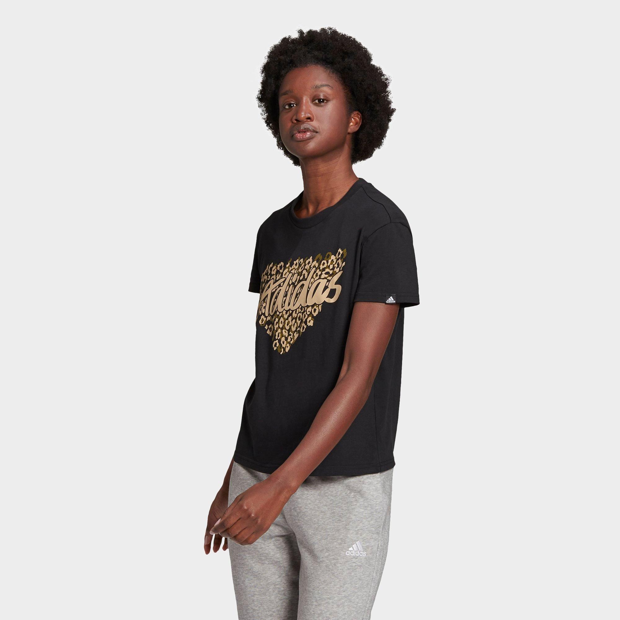 adidas leopard t shirt