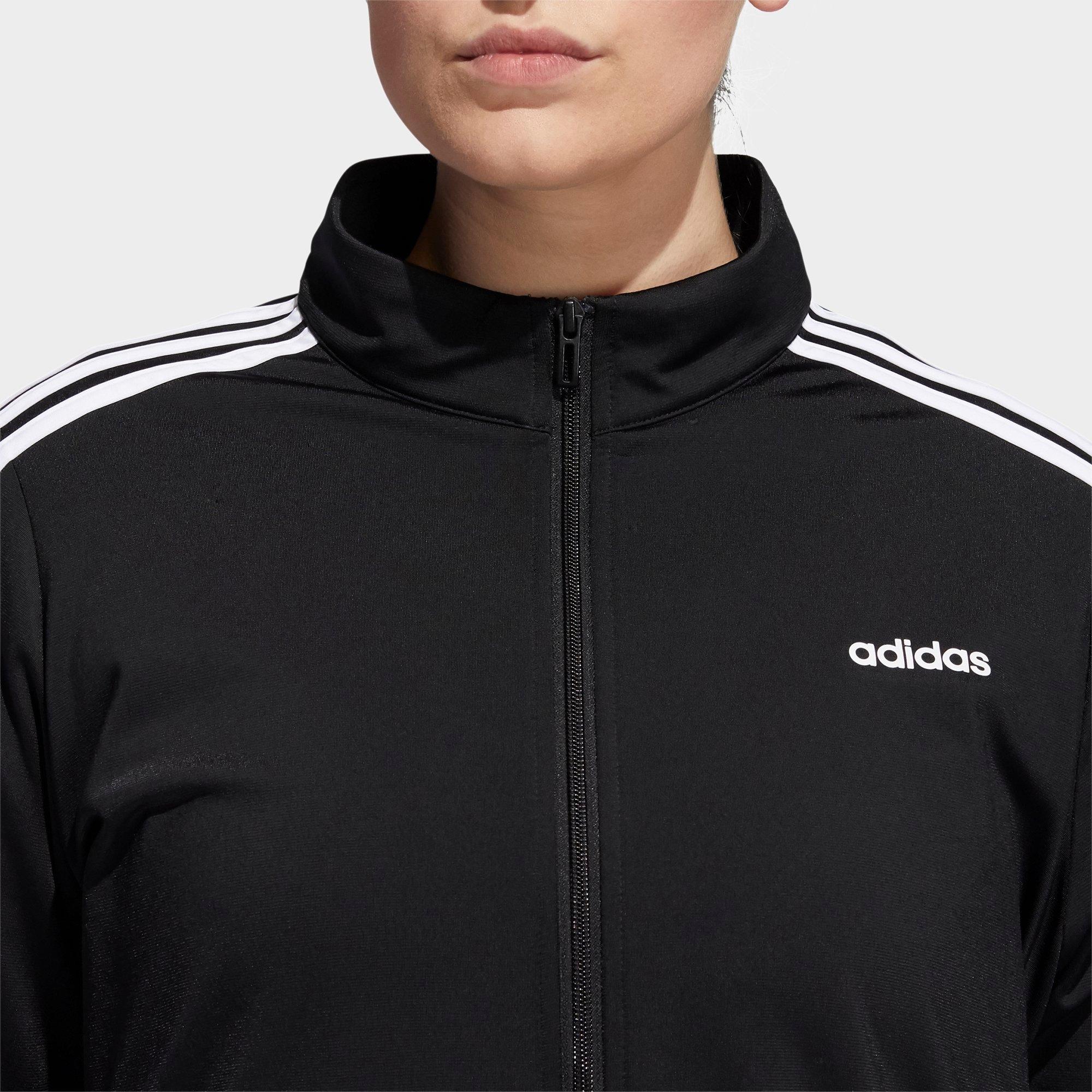 women's adidas essentials tricot track jacket