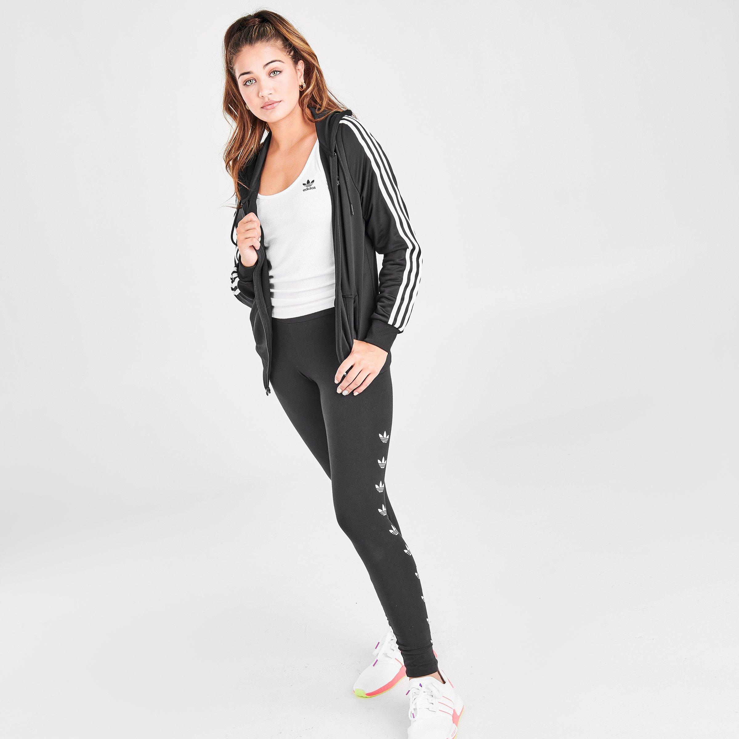 womens adidas leggings and hoodie