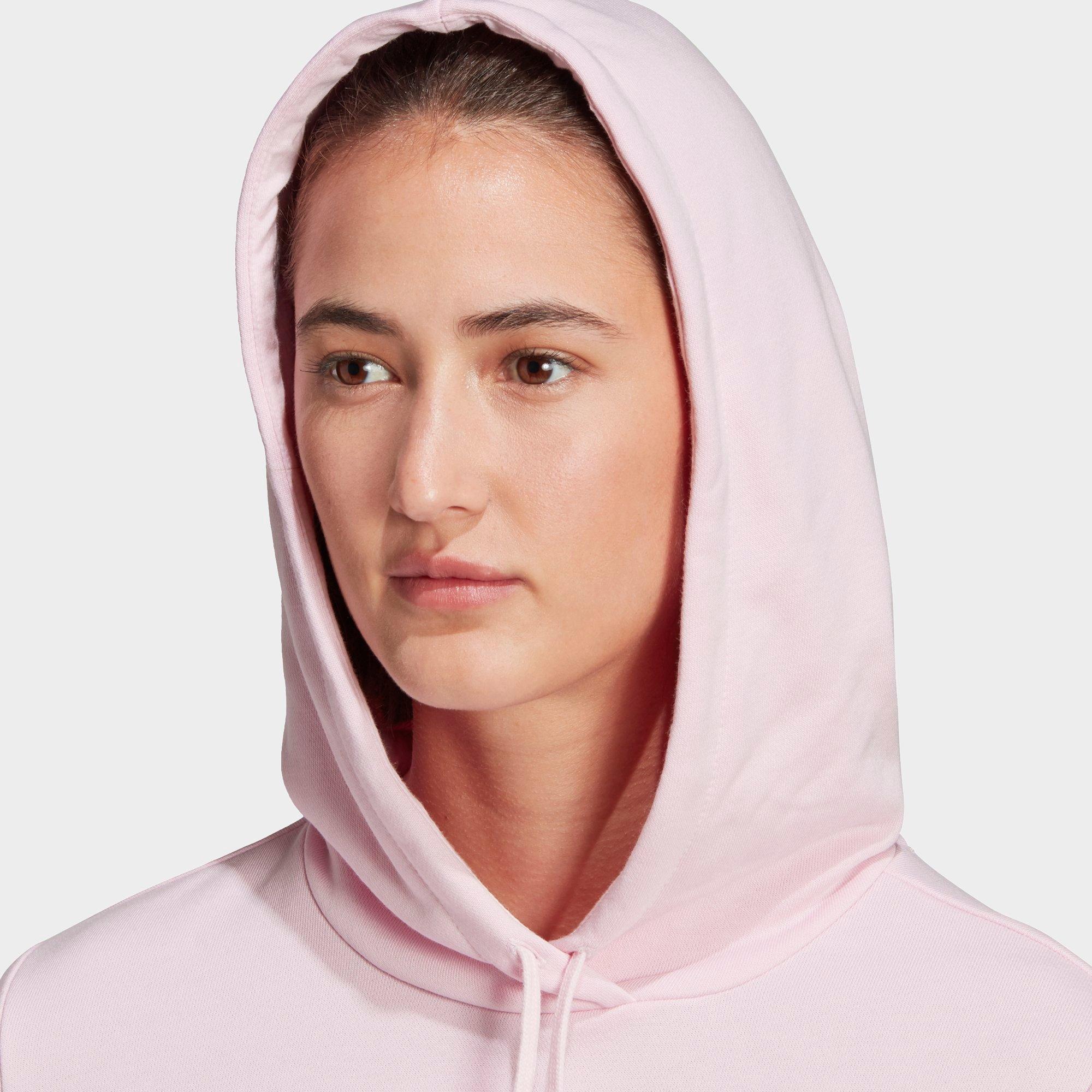 adidas clear pink hoodie