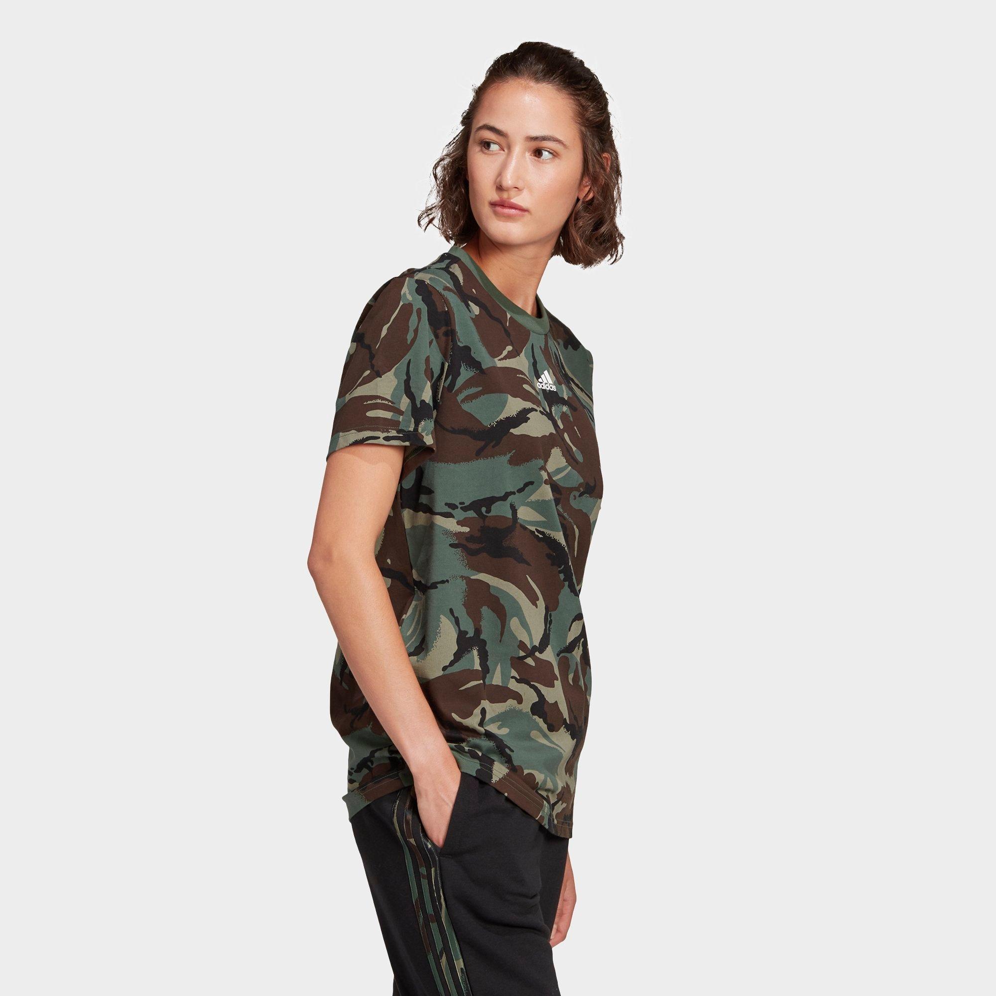 camo adidas shirt women's