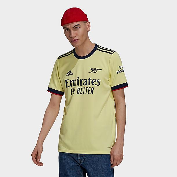 Men's adidas Arsenal 21-22 Away Soccer Jersey Men's adidas Arsenal 21-22 Away Soccer Jersey