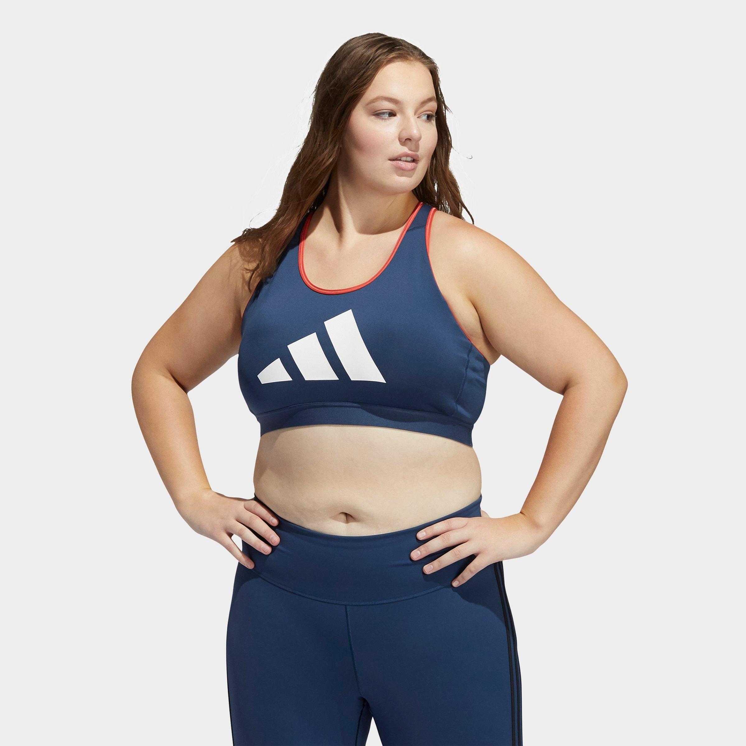 adidas plus size sports bra